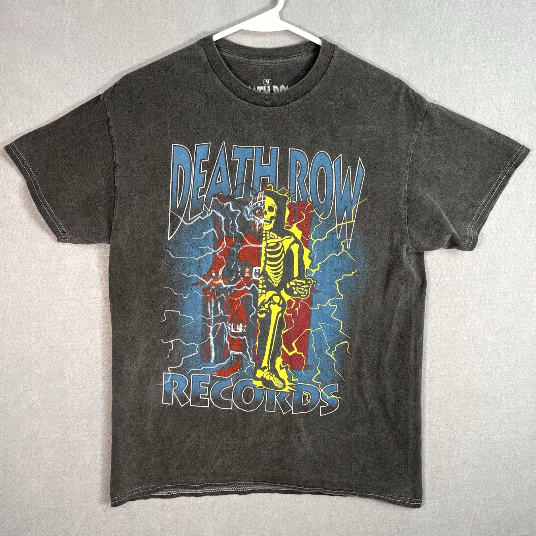 Vintage Rapper's Iconic Death Row Records Graphic Tee Shirt for Adult ...