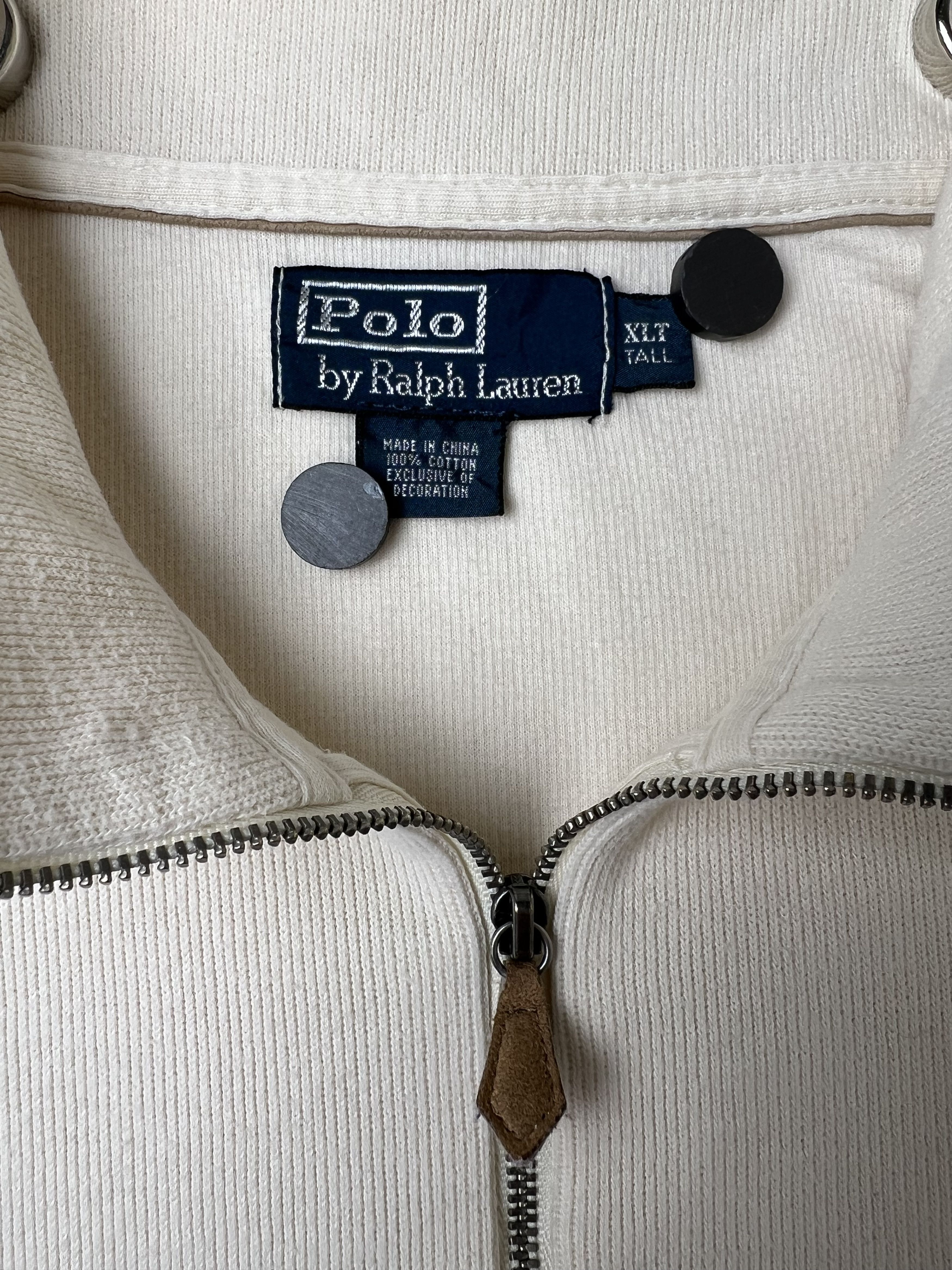 Polo Ralph Lauren Ralph Lauren Quarter Zip Sweater Cream White XXL Size US XXL / EU 58 / 5 - 4 Thumbnail