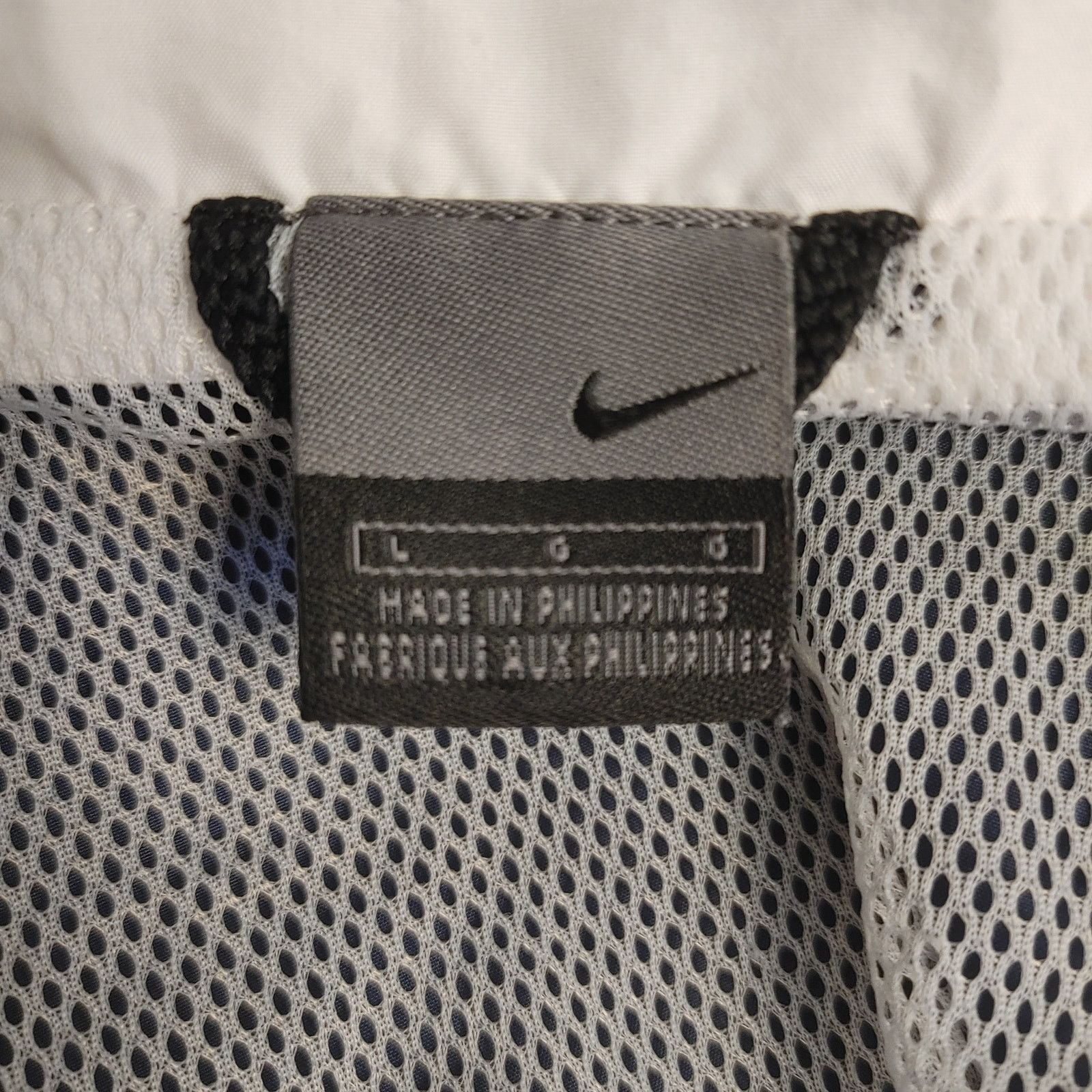 Nike Nike Men's LG Navy Blue/White Two-Toned Full Zip Rain Jacket Size US L / EU 52-54 / 3 - 3 Thumbnail