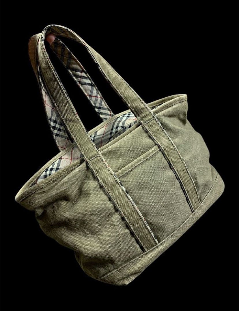 Burberry Vintage Burberrys Kanvas Tote Bags Size ONE SIZE - 4 Thumbnail