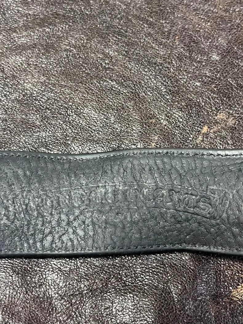 Chrome Hearts Chrome Hearts Silver Buckle Leather Bracelet. Size ONE SIZE - 5 Thumbnail
