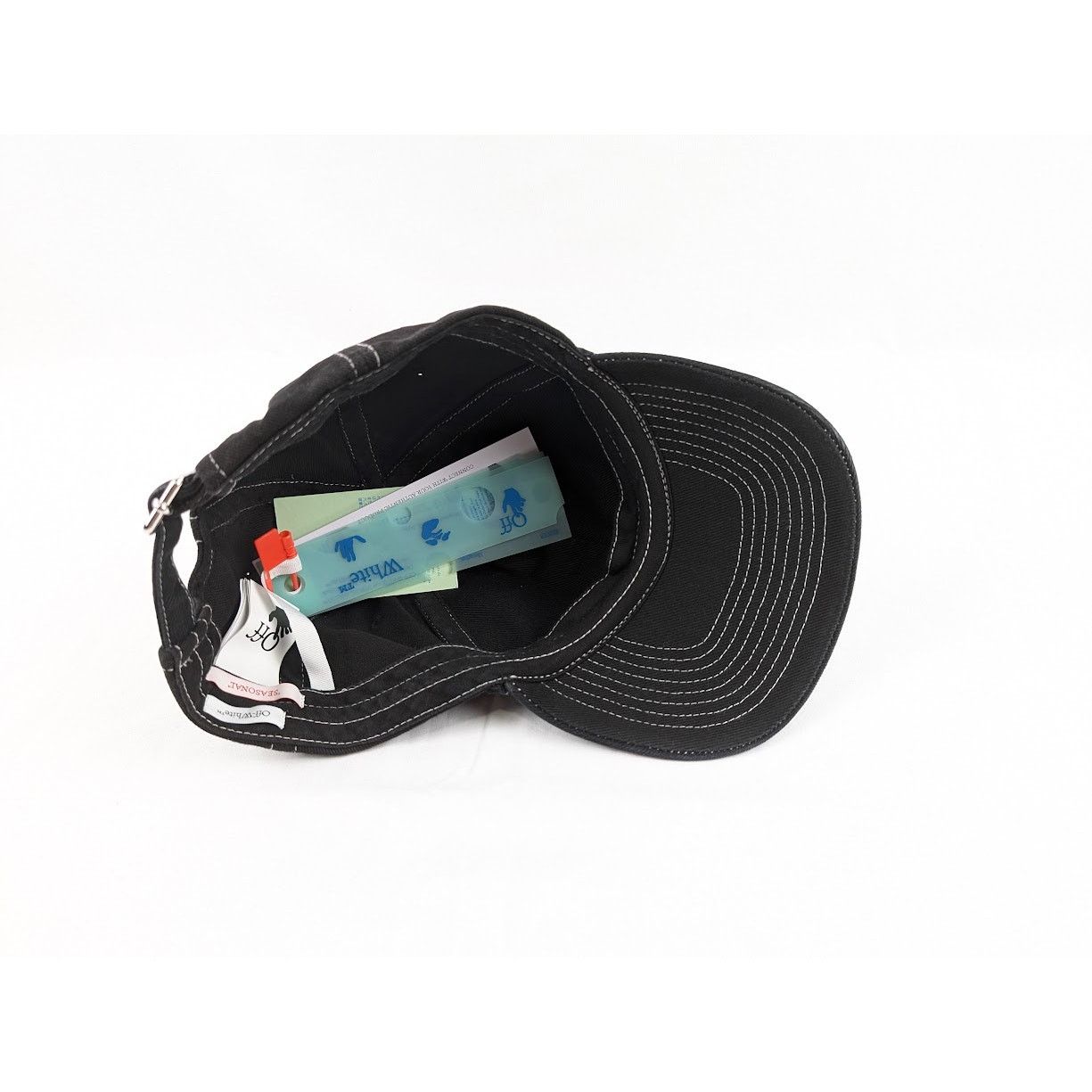 Off-White o1rshd1 Size: OS Bookish OW Laund Baseball in Black / White Size ONE SIZE - 16 Thumbnail