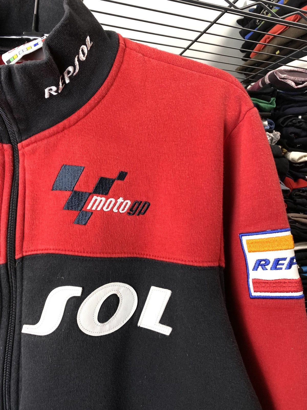 Honda 90’s Vintage Vale 46 Repsol Jacket Sweatshirt Moto GP Size US M / EU 48-50 / 2 - 5 Thumbnail
