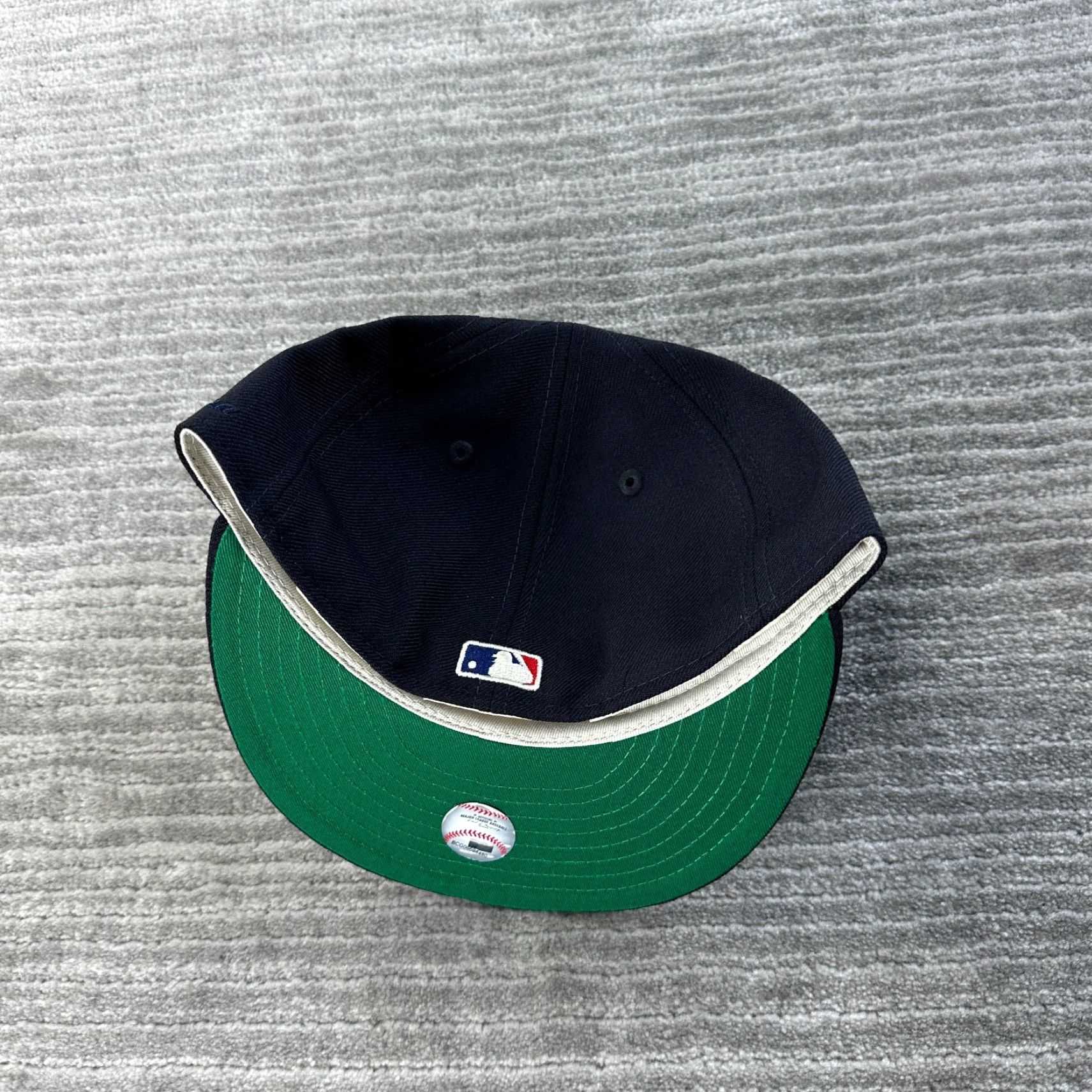 Fear of God Fear Of God Hat Cap Mens Fitted 7 Navy Blue New Era Wool Essentials Size ONE SIZE - 4 Thumbnail