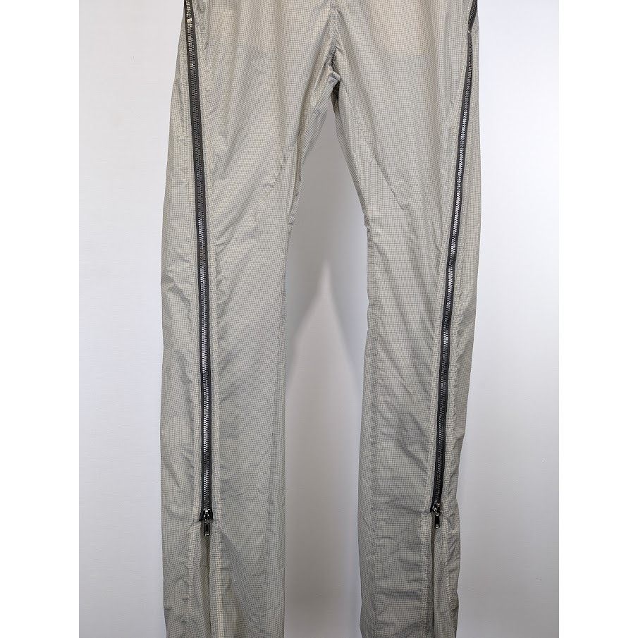 Rick Owens o1rshd1 Bolan Banana Zipper Pants in Pearl Size US 32 / EU 48 - 13 Thumbnail