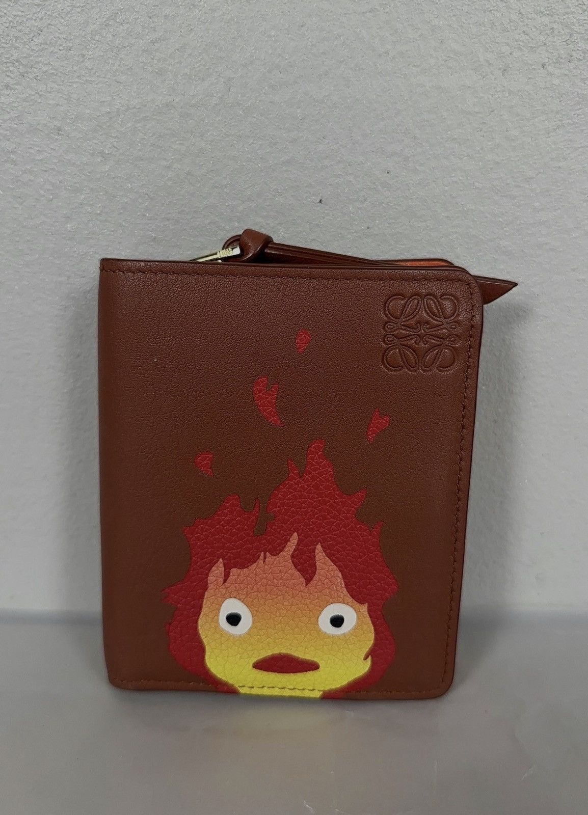 Loewe X Studio Ghibli Ponyo Calcifer Calf Leather Wallet Size ONE SIZE - 2 Thumbnail