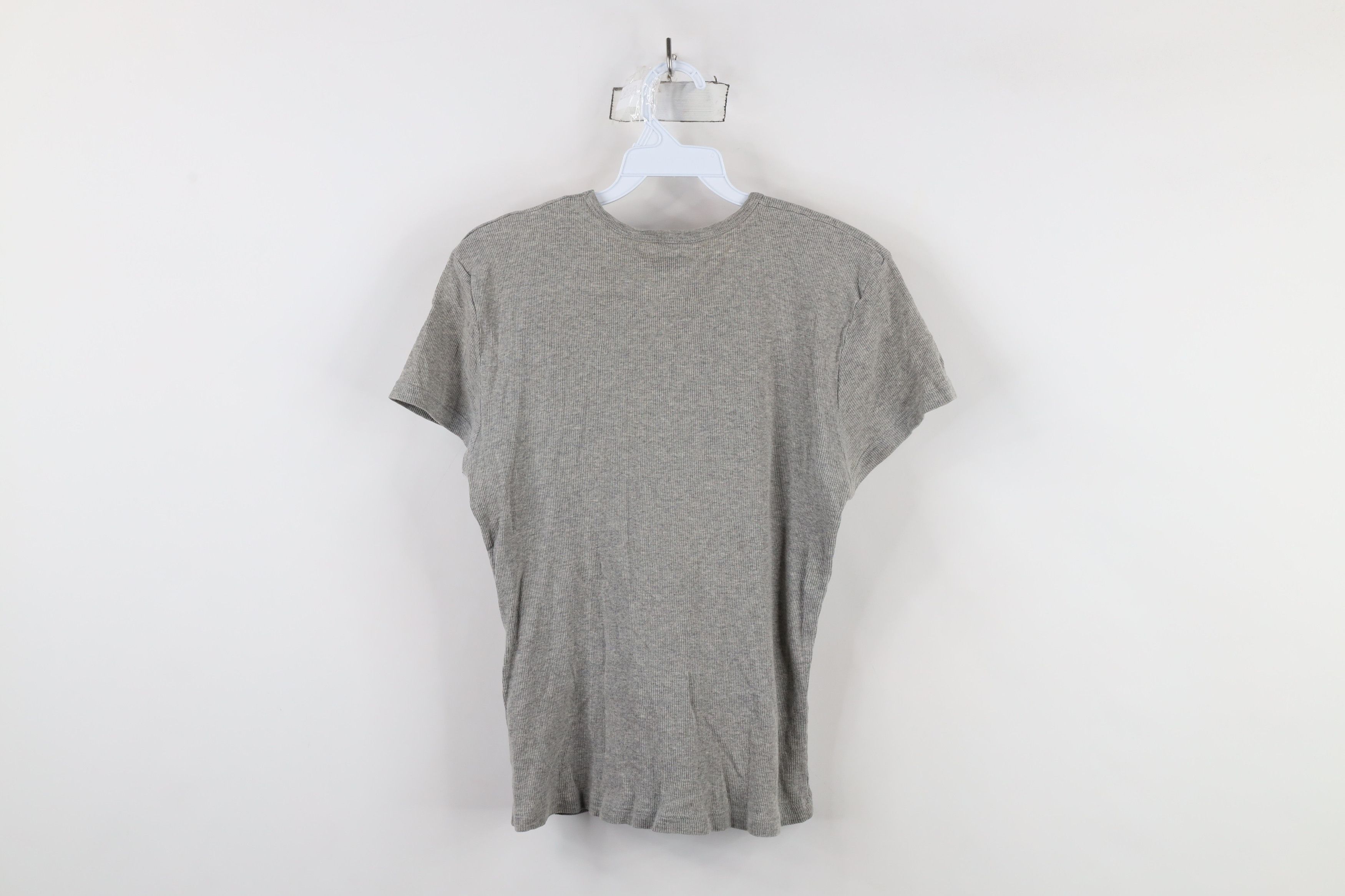 Abercrombie & Fitch × Vintage Vintage 90s Y2K Abercrombie & Fitch Ribbed Knit T-Shirt Size L / US 10 / IT 46 - 8 Thumbnail