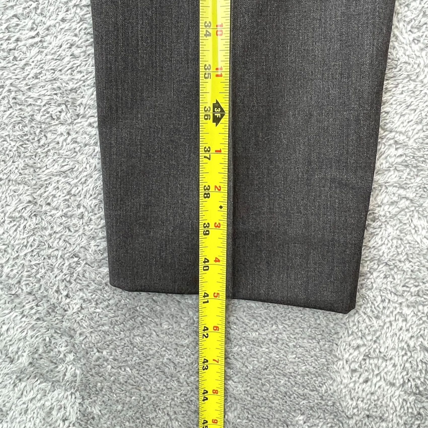 Banana Republic Banana Republic Mens Pants Gray 32x32 Dress Tailored Slim Fit Lined Straight Leg Size US 32 / EU 48 - 7 Thumbnail