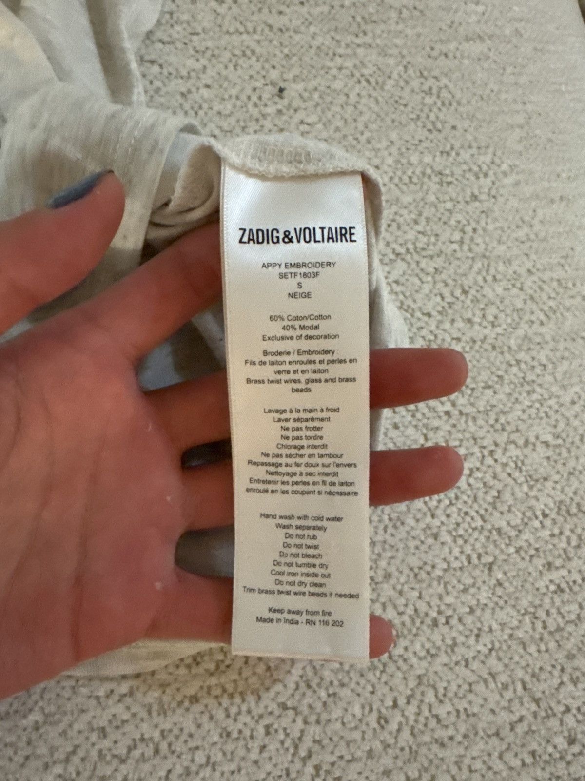 Zadig & Voltaire Zadig & Voltaire skull tee shirt Size S / US 4 / IT 40 - 3 Thumbnail