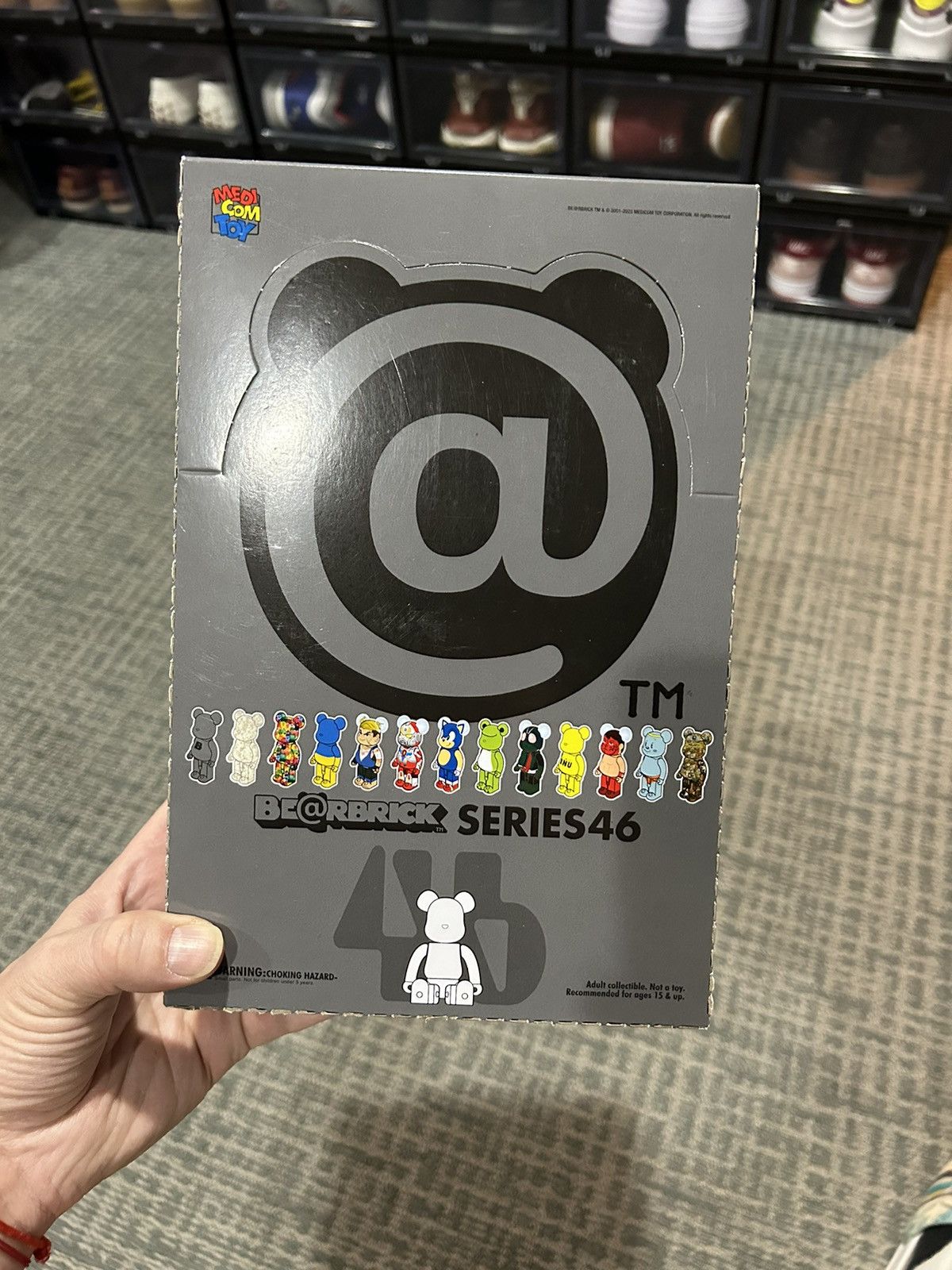 image of Medicom Bearbrick x Medicom Toy Bearbrick Series 46 100%(Full Unopened Case), Men's