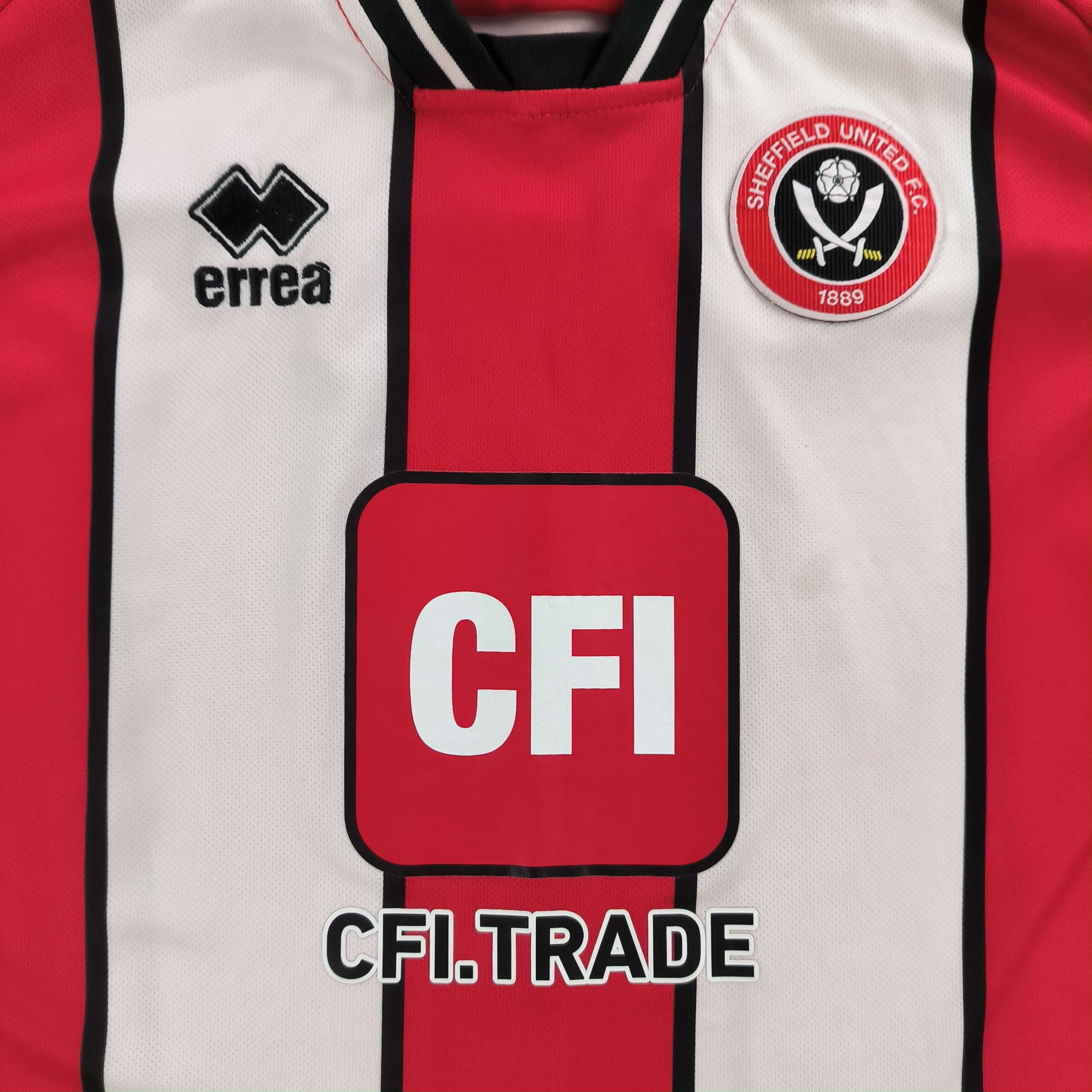 Errea Sheffield United 2023-24 Errea home football jersey size M Size US M / EU 48-50 / 2 - 3 Thumbnail
