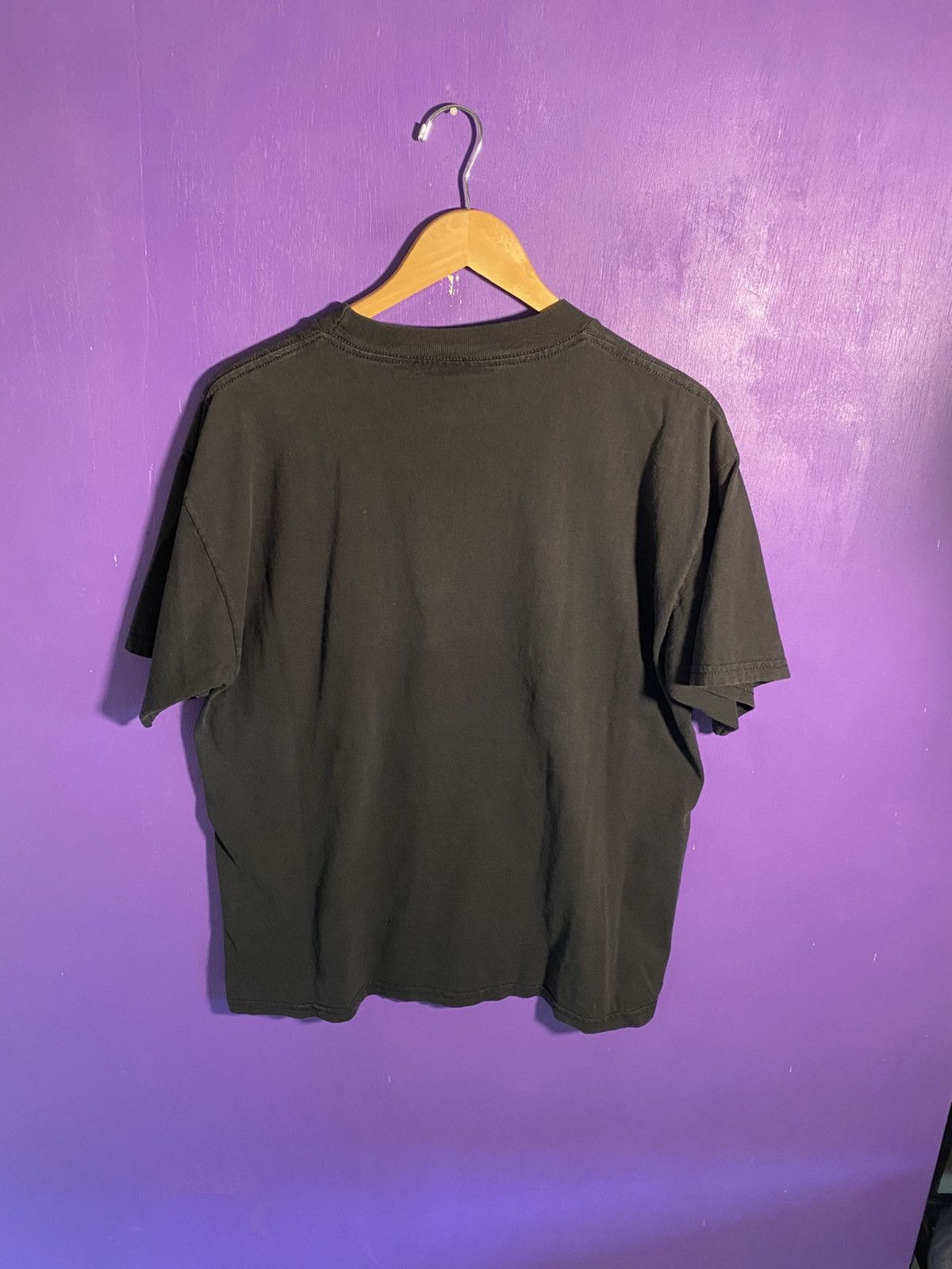 Band Tees × Vintage Vintage 90s Slayer flaming skulls faded t-shirt Size US L / EU 52-54 / 3 - 2 Thumbnail