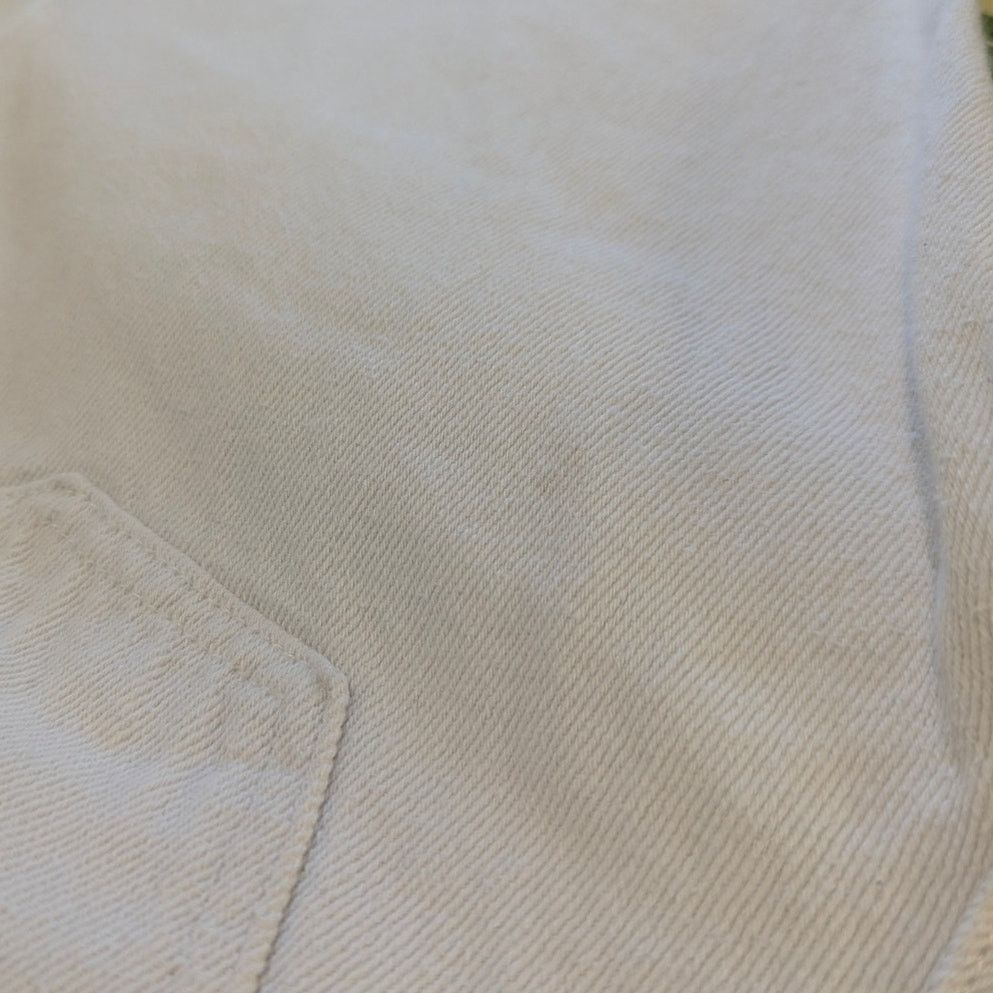 Other edikted Off-White Slouchy Gen Z Mid-Rise Wide Leg Jeans Size 28" / US 6 / IT 42 - 7 Thumbnail