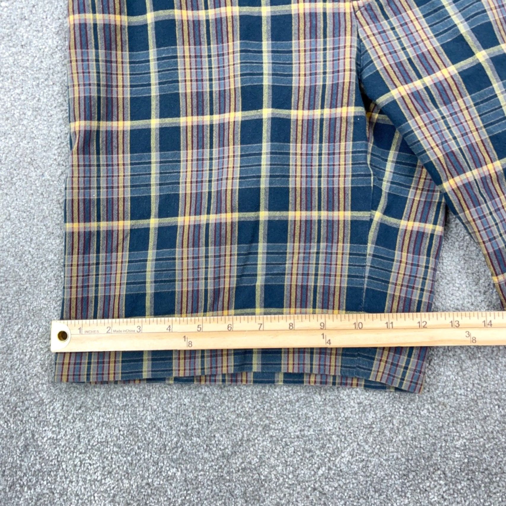 Polo Ralph Lauren VINTAGE Polo Ralph Lauren Chino Shorts Men 32 Blue Plaid Classic Casual Knit Summer Size US XS / EU 42 / 0 - 6 Thumbnail