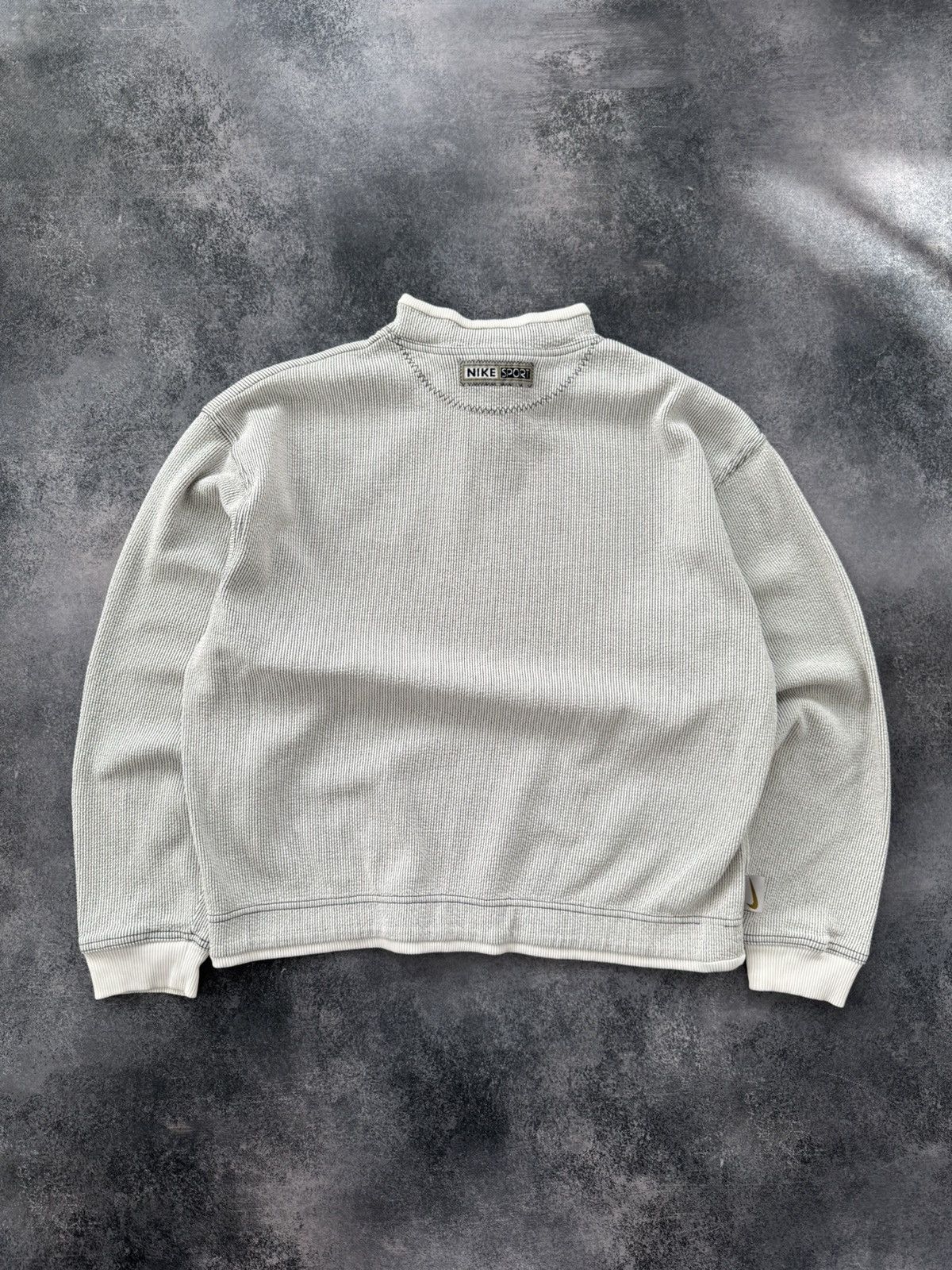 Nike 💥RARE! Vintage nike y2k sweatshirt zip up embroidered logo Size US L / EU 52-54 / 3 - 6 Thumbnail