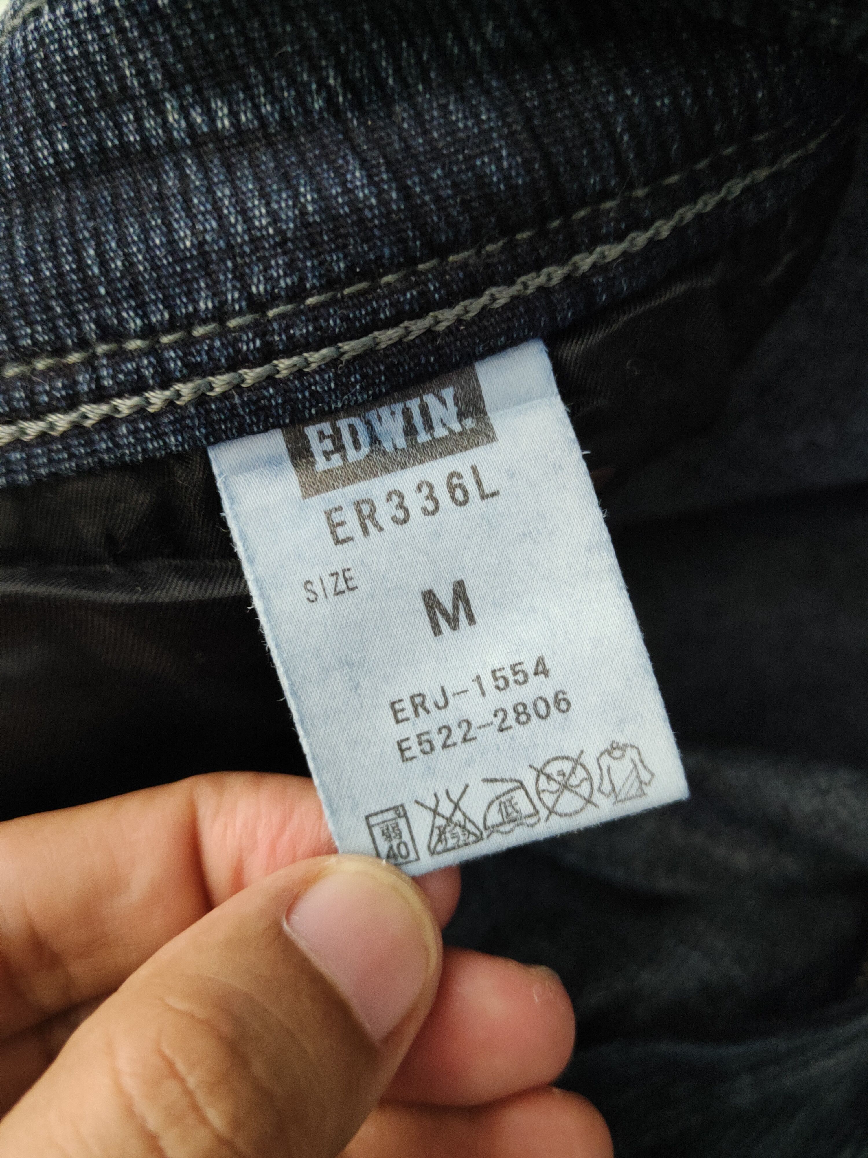 Edwin Edwin-Jerseys Dark Blue Corduroy Skinny Jeans #S2512 Size 29" - 14 Thumbnail