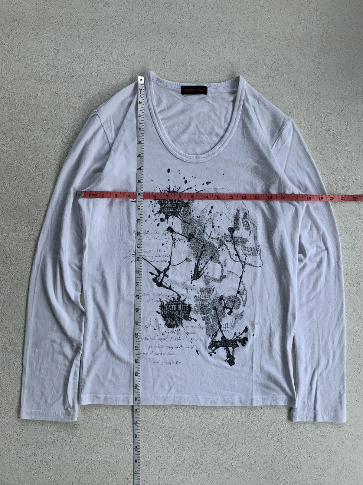 Japanese Brand 2000’s Japanese archive poem Skull ifsixwasnine lgb style Size US L / EU 52-54 / 3 - 2 Thumbnail