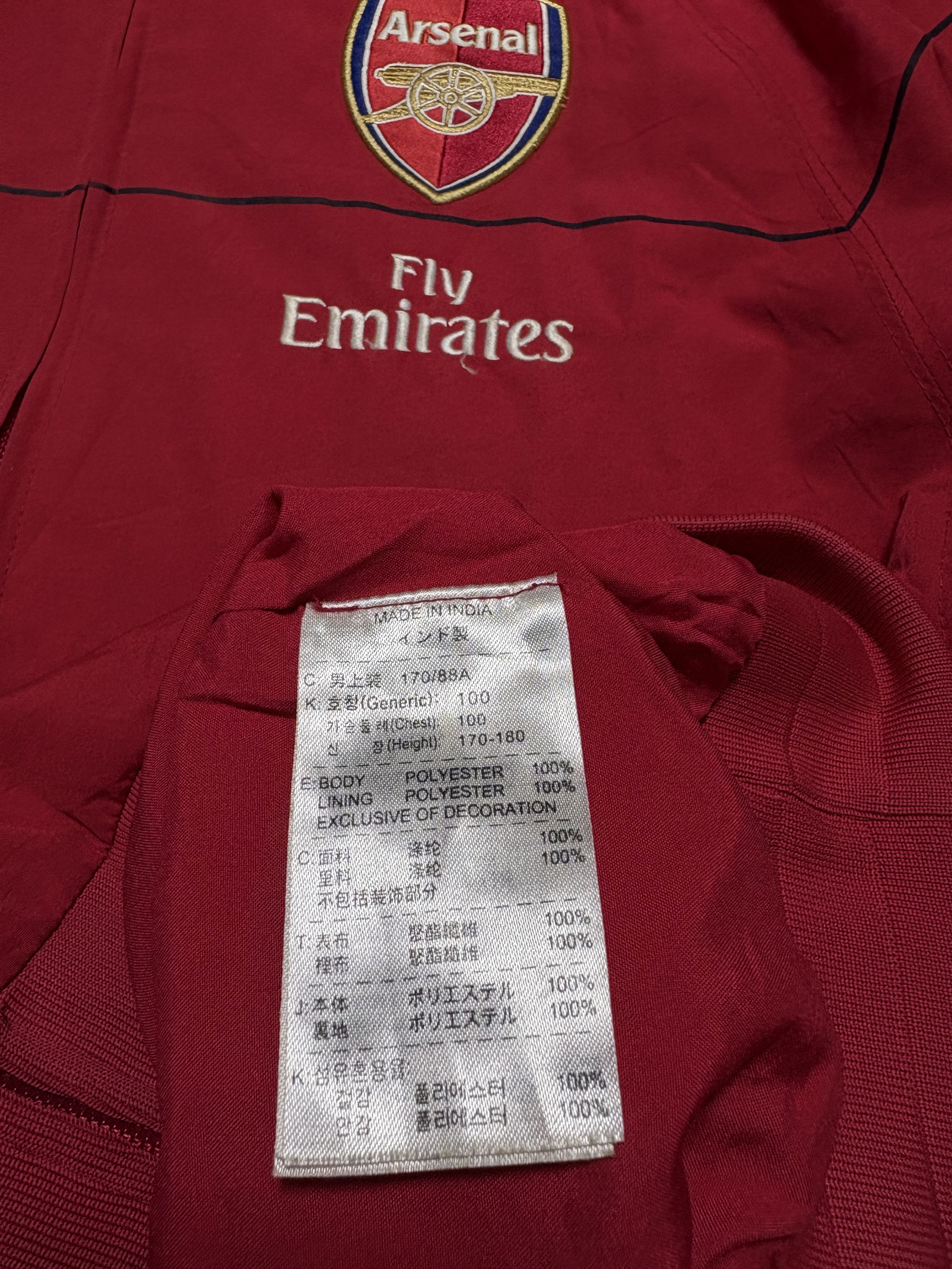 Nike Vintage nike Arsenal 2008-2009 tracktop jacket Size US M / EU 48-50 / 2 - 6 Thumbnail
