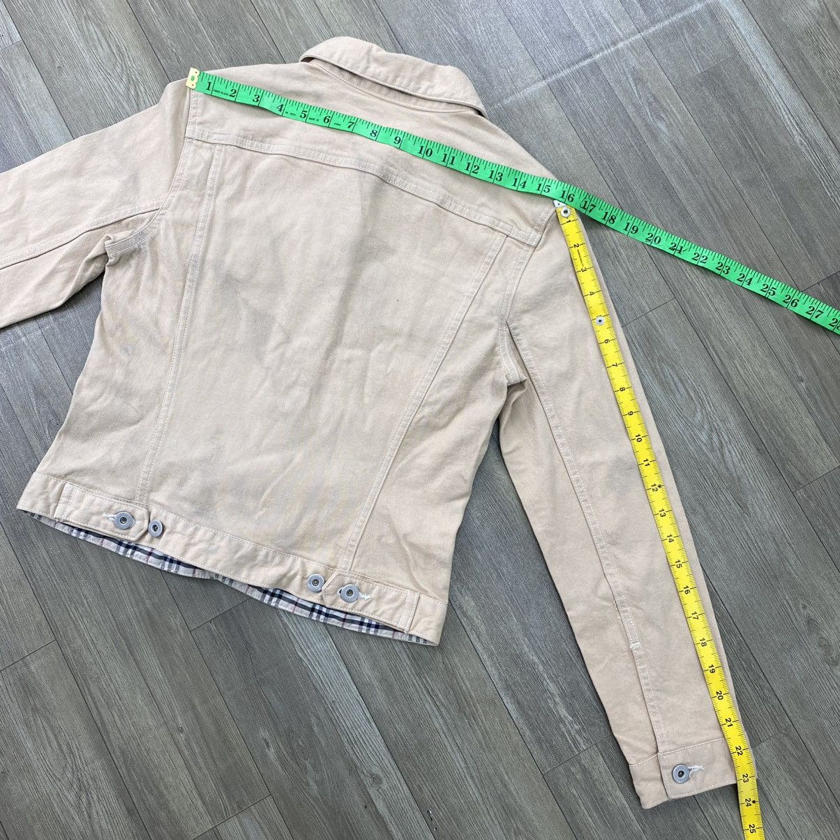 Burberry Vintage Burberry London Nova Check Beige Denim Jacket Luxury Size US S / EU 44-46 / 1 - 24 Thumbnail