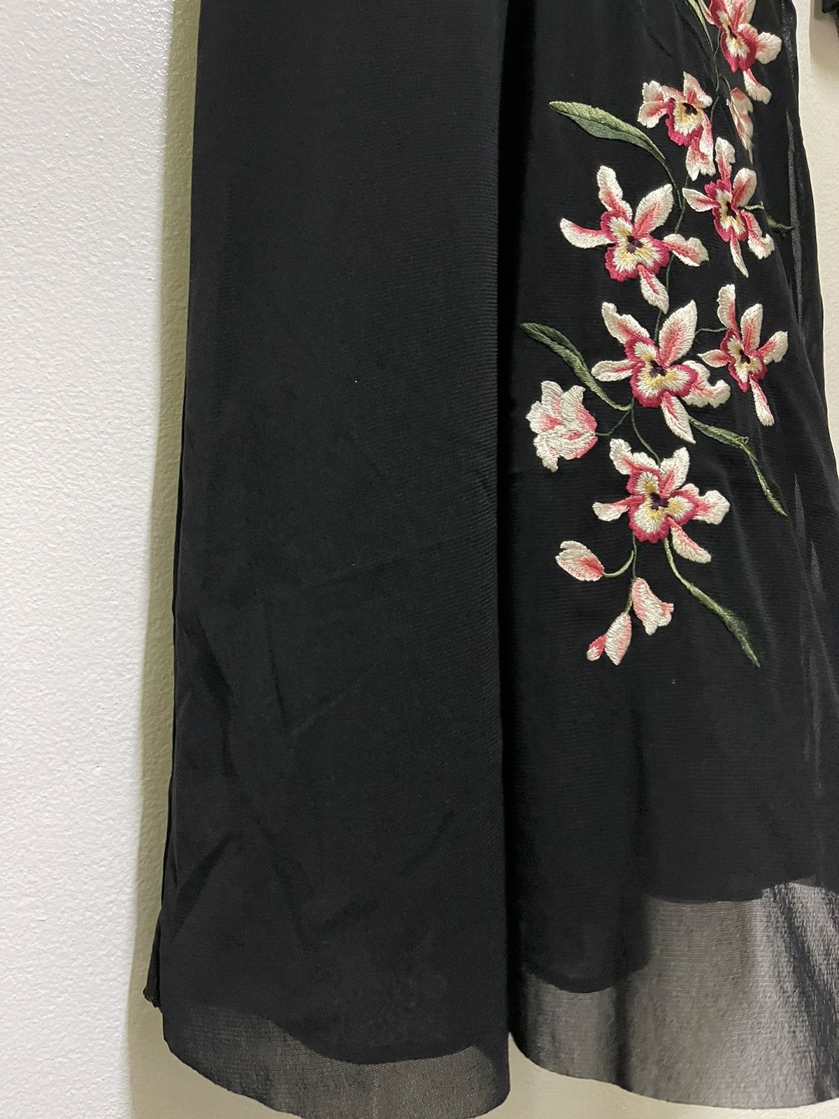 Japanese Brand Vivienne Tam Dress Embroidery Printed Size S / US 4 / IT 40 - 3 Thumbnail