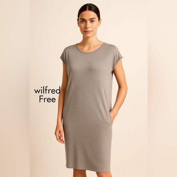 Aritzia Wilfred Free Grey Cap Sleeve Tunic Top - Size M Size M / US 6-8 / IT 42-44 - 1 Thumbnail