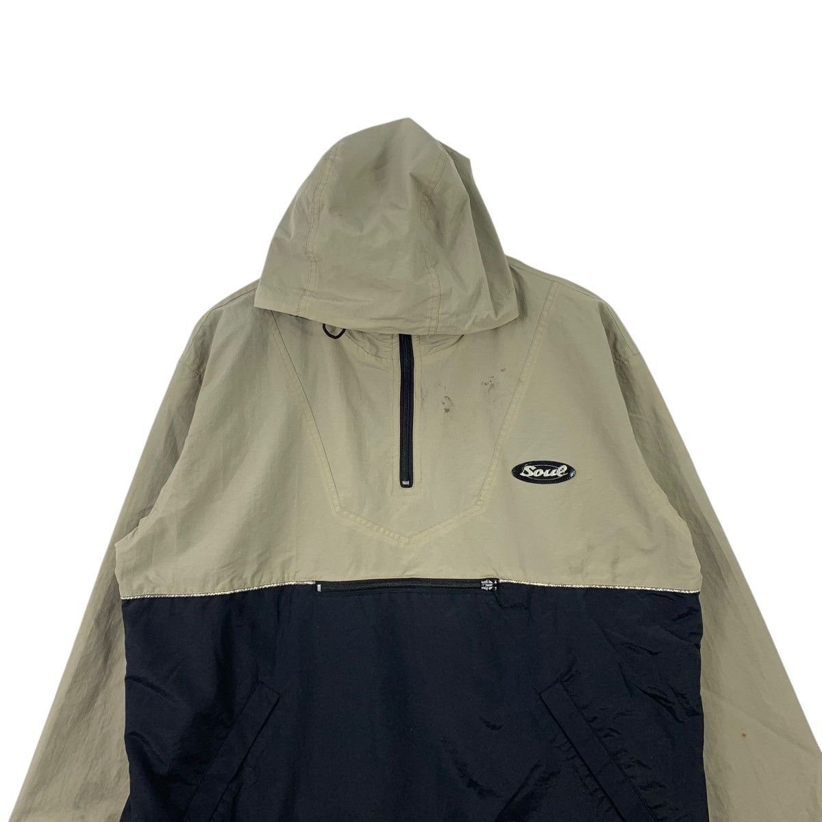 Vintage SOUL Outdoor Surfboard Small Logo Half Zipper Anorak Jacket Size US M / EU 48-50 / 2 - 2 Thumbnail