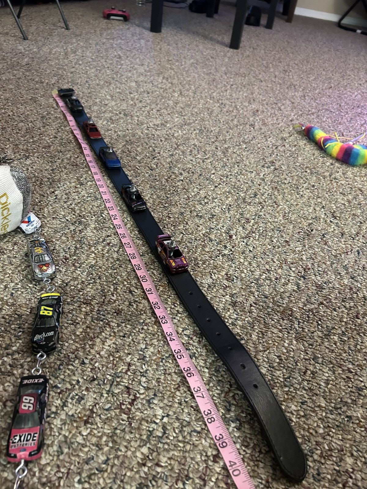 Other 1/1 Your World diecast hot wheels drilled car belt Size 32 - 5 Thumbnail