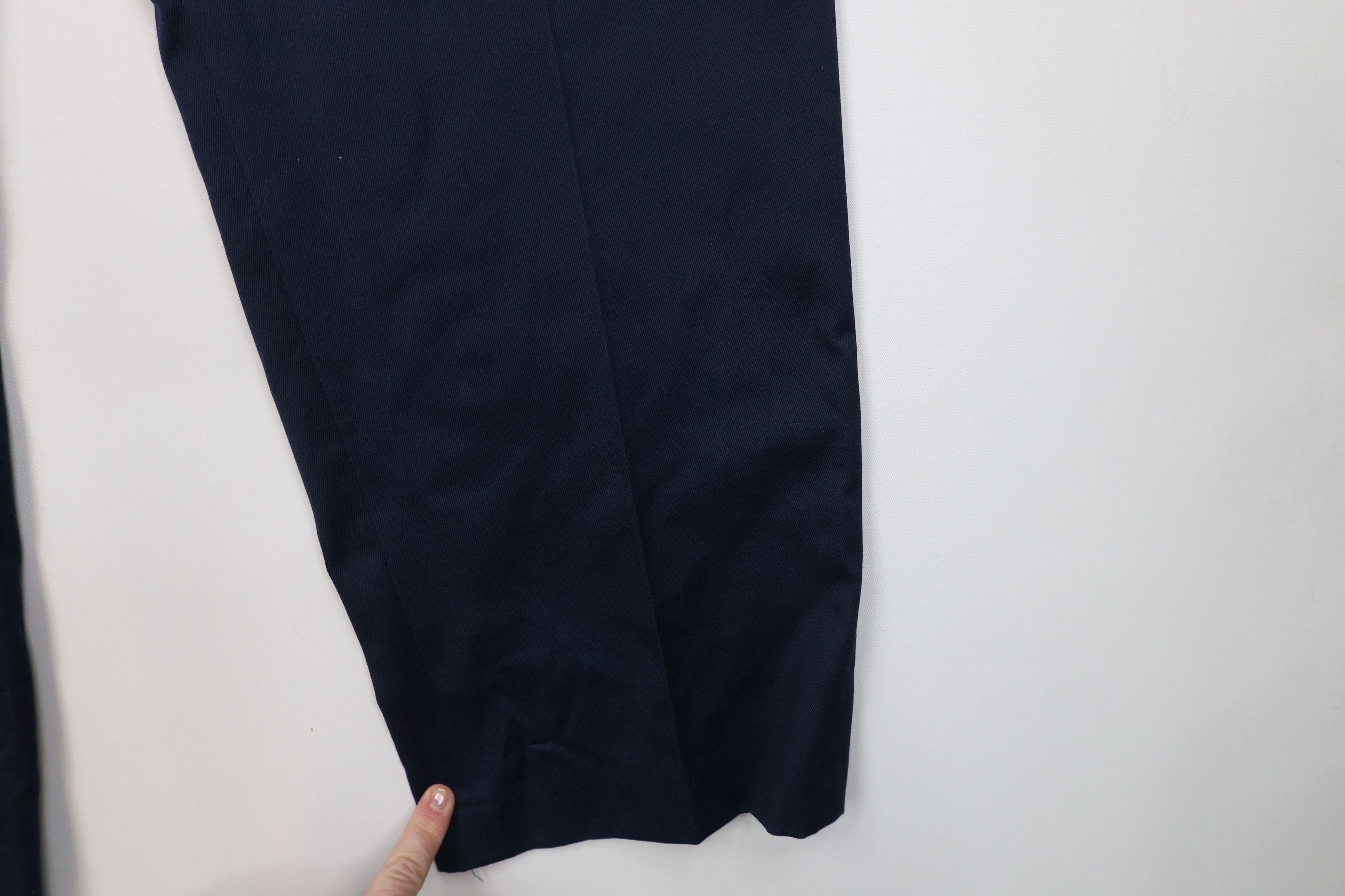 Vintage Vintage 70s Streetwear Wide Leg Chino Pants Blue USA Size US 44 / EU 60 - 5 Thumbnail