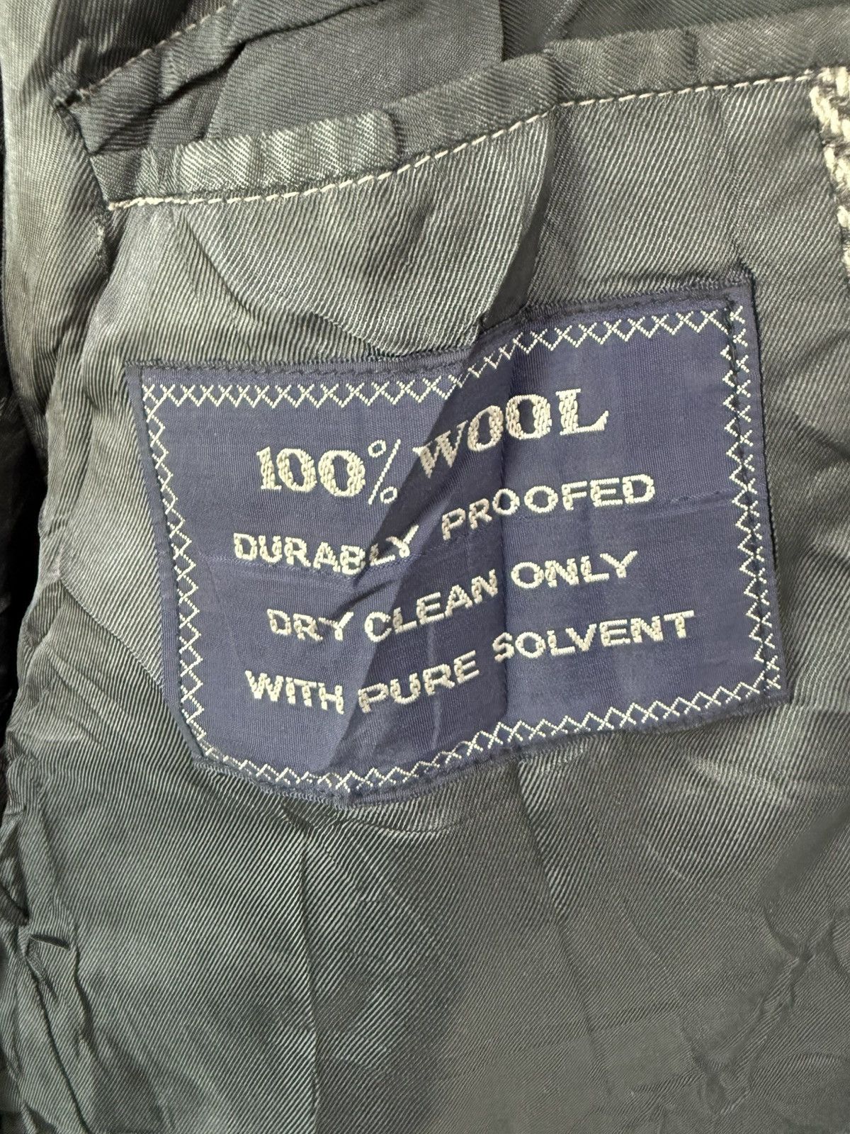 Burberry Prorsum Vintage Burberrys Prorsum Herringbone Wool Jacket Coat Size US M / EU 48-50 / 2 - 9 Thumbnail