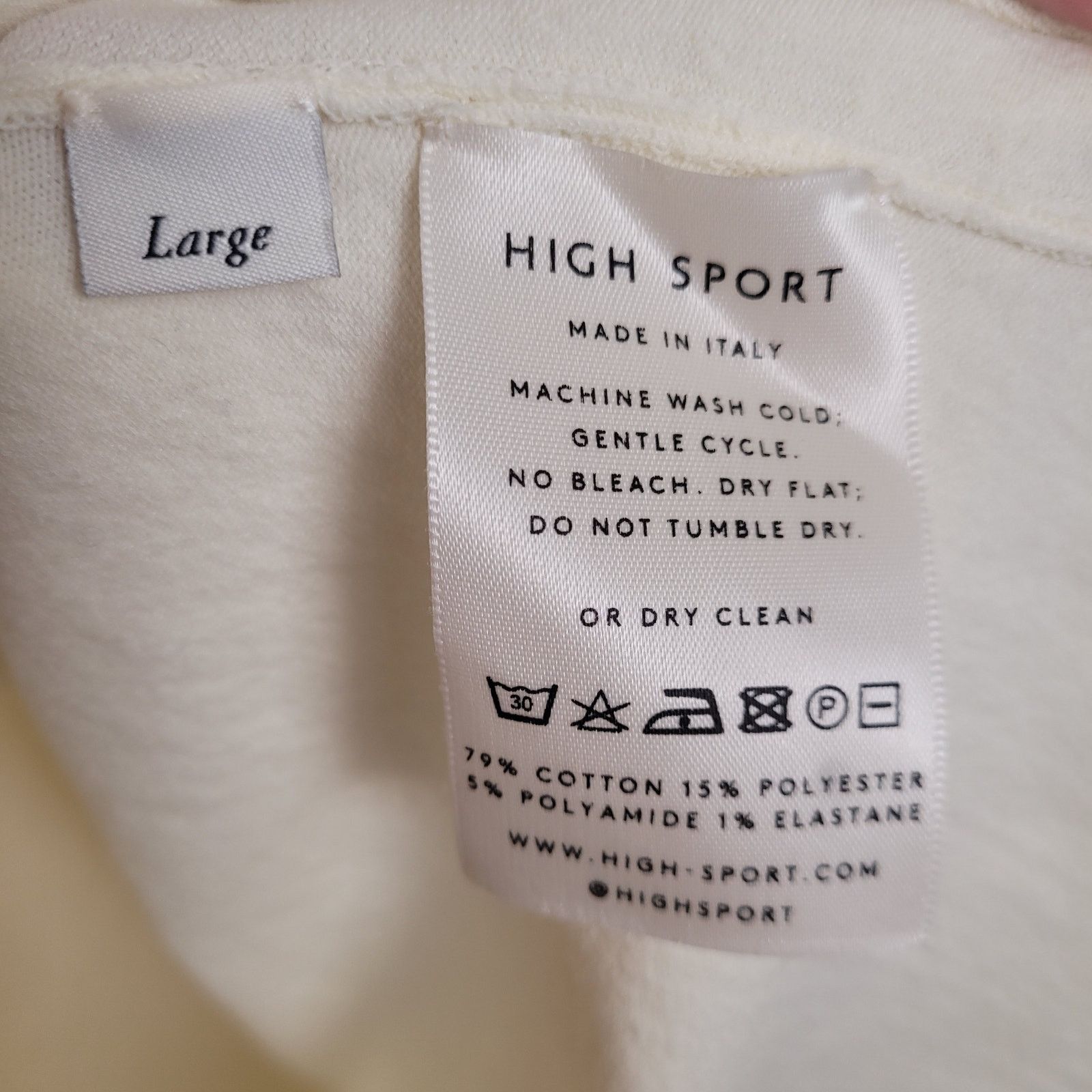 Other High Sport Nat ivory cotton blend jacquard knit top size L Size L / US 10 / IT 46 - 7 Thumbnail