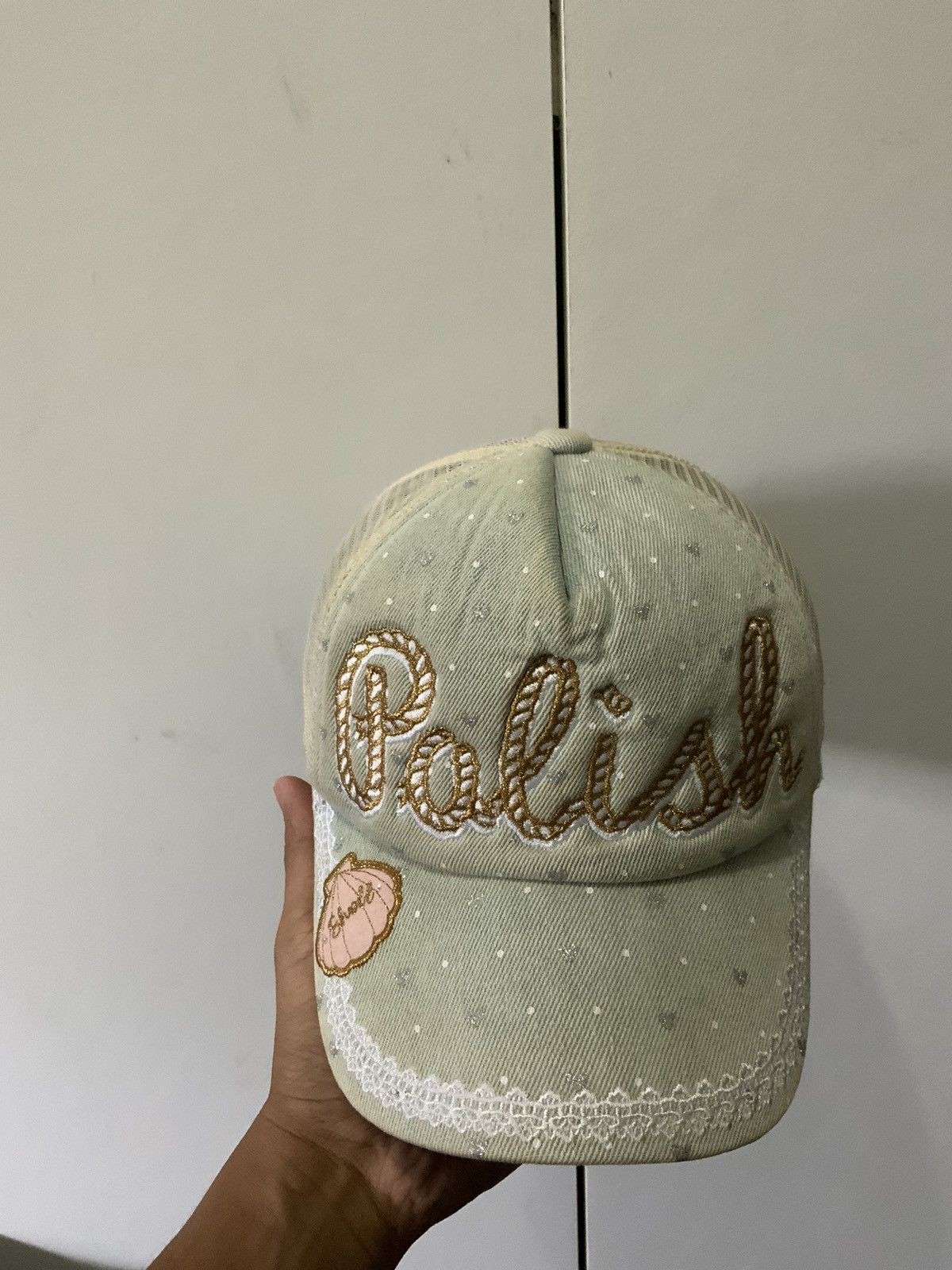 If Six Was Nine Polish Big Logo Denime Trucker Hat Size ONE SIZE - 5 Thumbnail