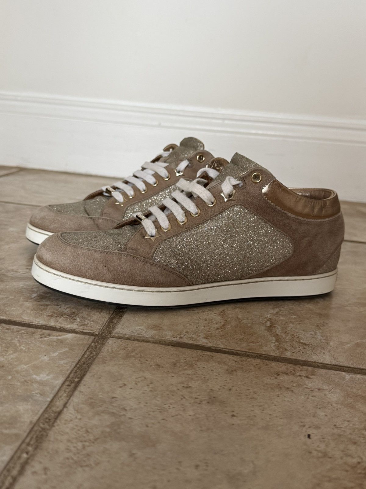 Jimmy Choo Jimmy Choo suede sneakers Size US 8.5 / IT 38.5 - 2 Thumbnail