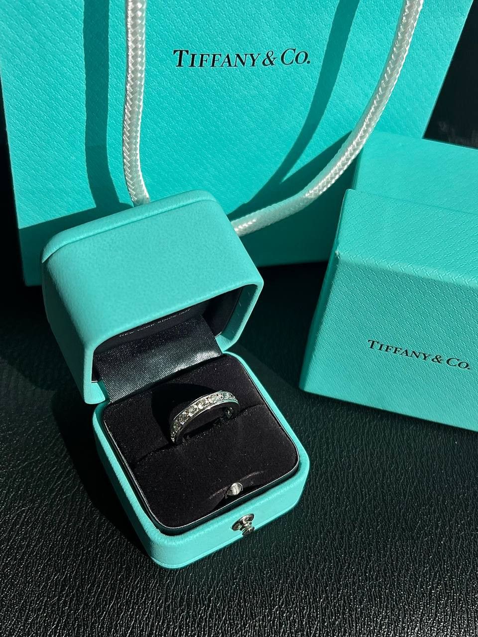 Tiffany & Co. Tiffany Co Platinum 1.80ct Diamond 4mm Full Eternity Wedding Size ONE SIZE - 9 Thumbnail