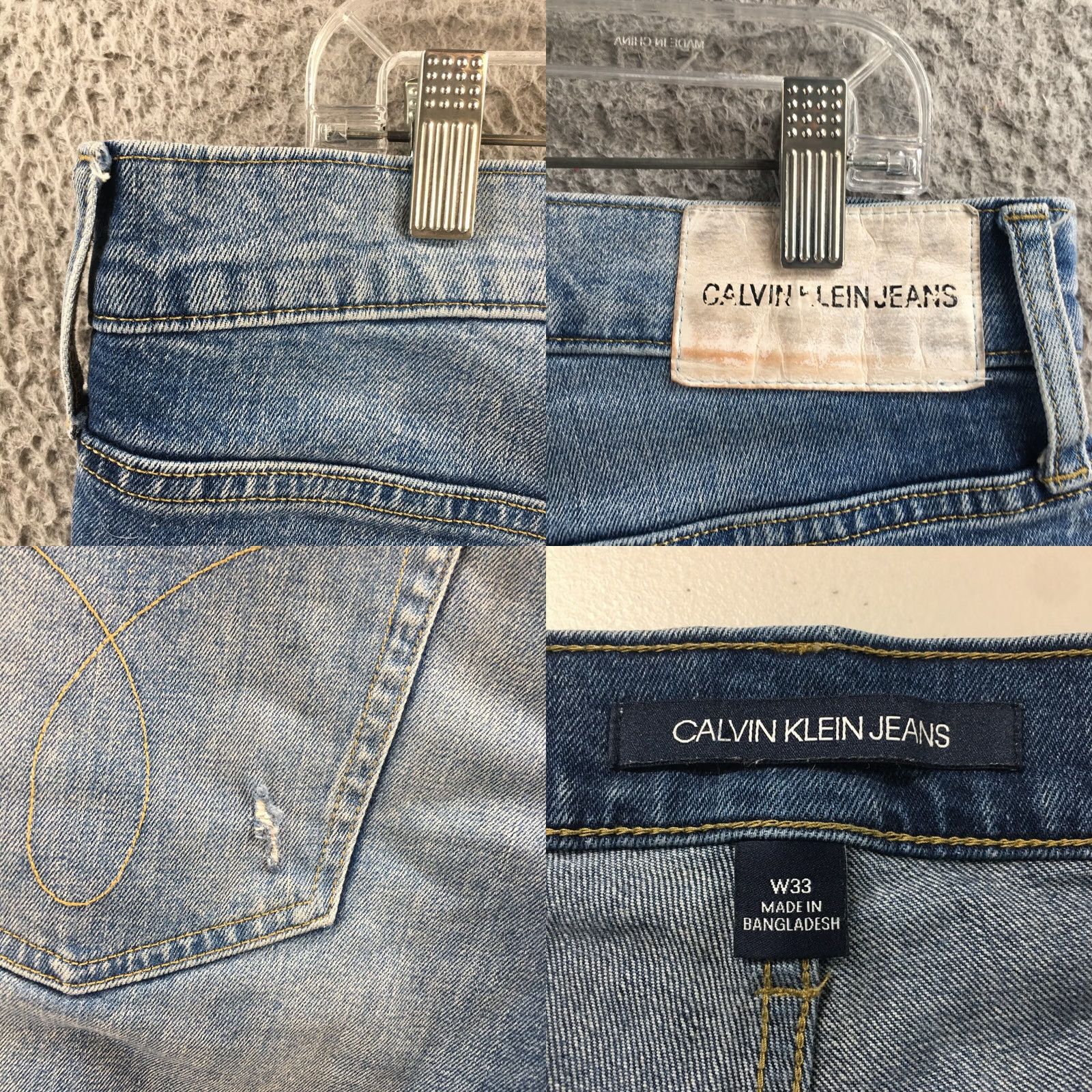 Calvin Klein Calvin Klein Bermuda Shorts Womens 33 Blue Denim Hi-Rise Cuffed Shorts Bermuda (Regular) Womens Buy Now Size 24" / US 00 / IT 34 - 10 Thumbnail