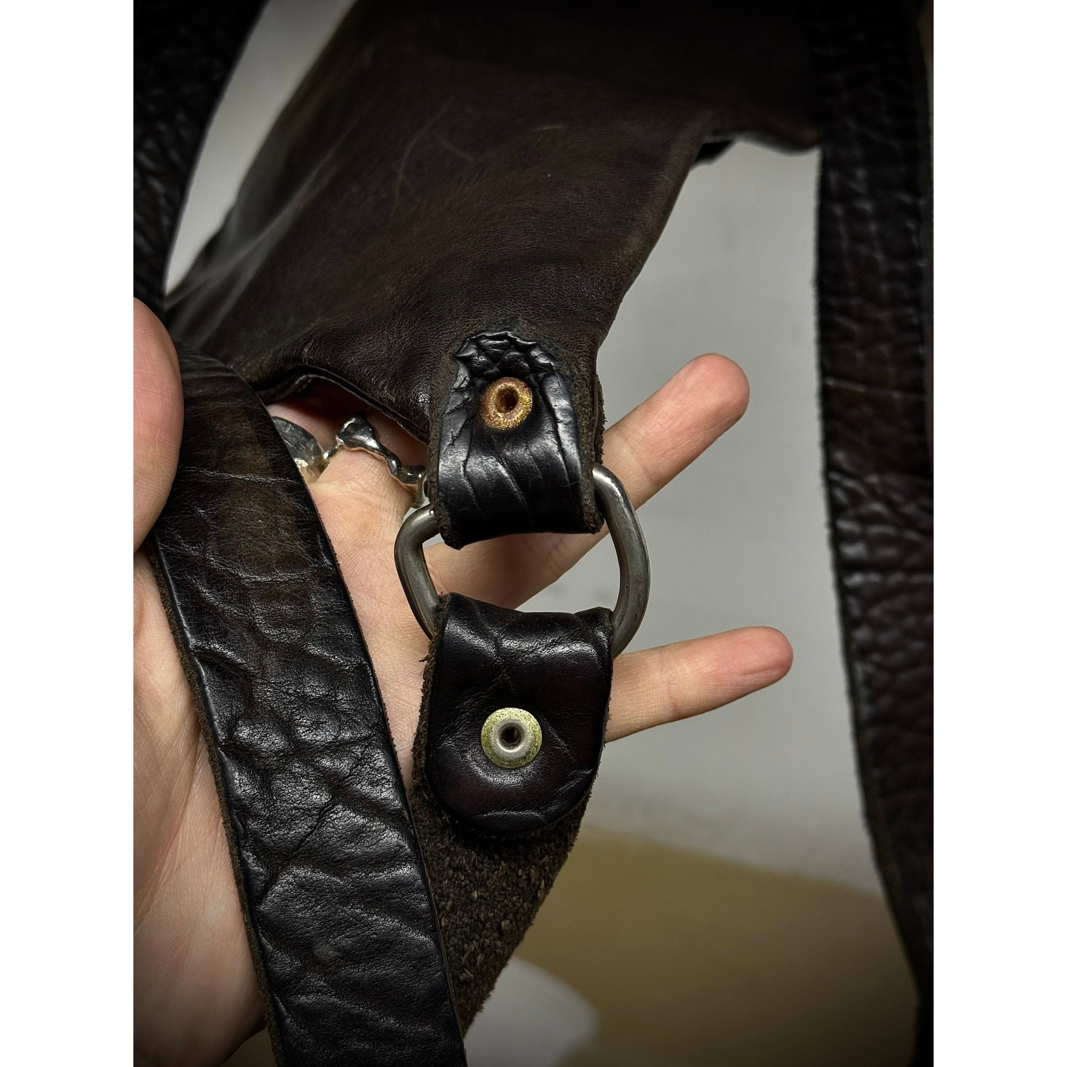 Guidi GUIDI ‘Q10M’ Brown Full-grain Horse Leather Shoulder Bag Size ONE SIZE - 4 Thumbnail