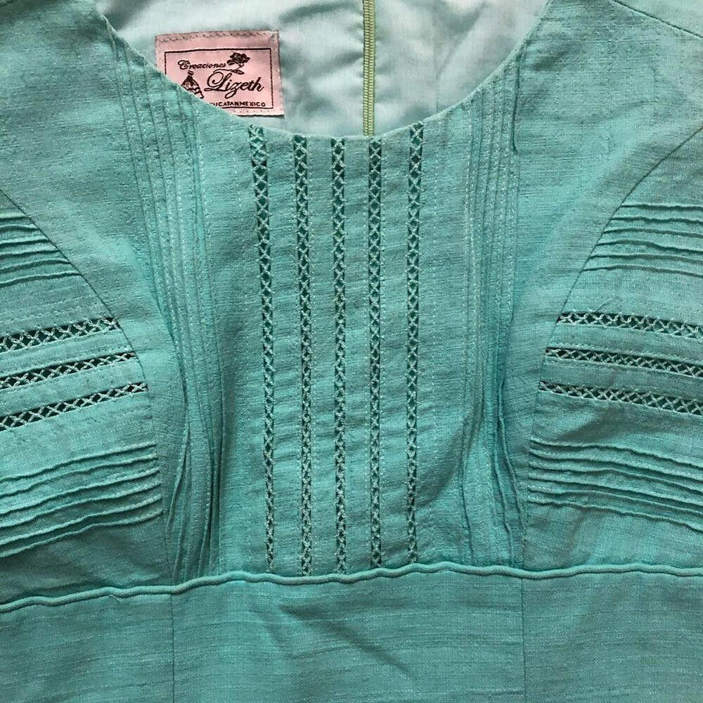 Designer Used Blue Dress M Size M / US 6-8 / IT 42-44 - 4 Thumbnail