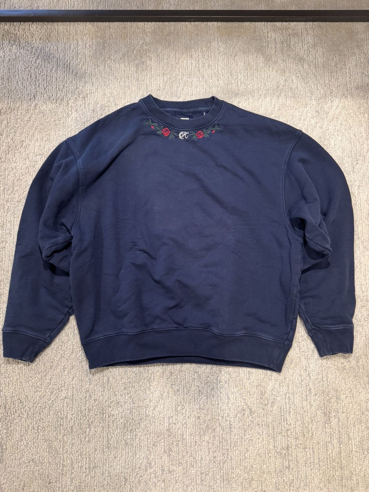 Kith Kith 101 Garment Dyed Meyer Knit Crewneck - Large | Grailed