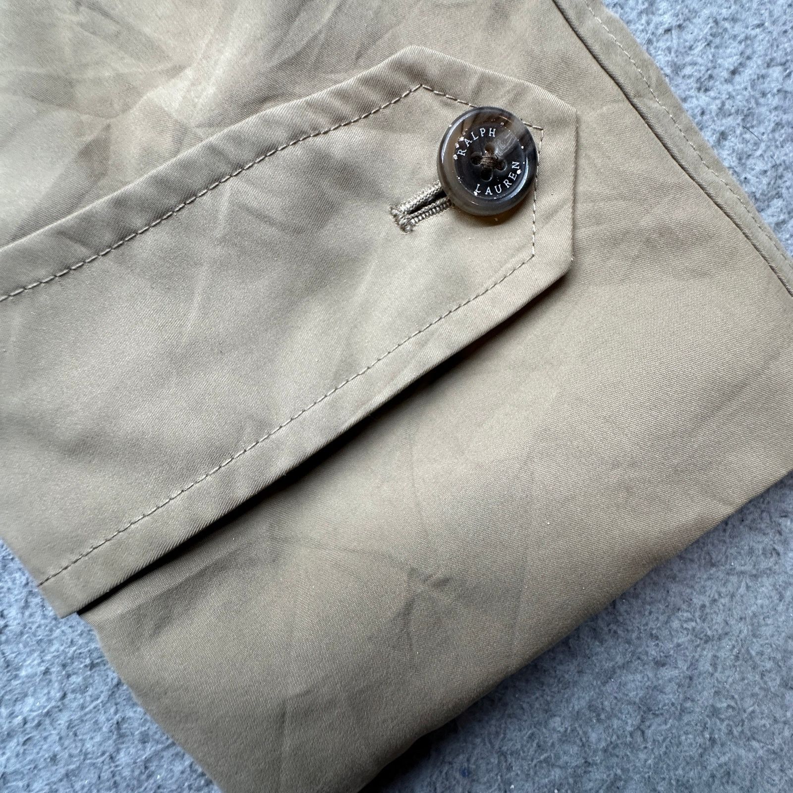 Ralph Lauren Ralph Lauren Beige Windbreaker Coat Womens Small Khaki Size S / US 4 / IT 40 - 8 Thumbnail