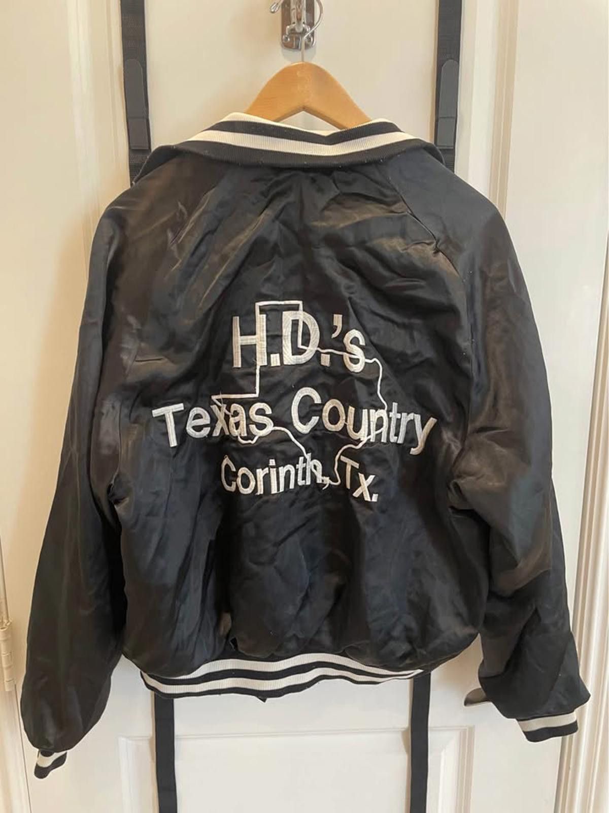 THE H.W.DOG&CO. Vintage 80s Don Alleson Satin Varsity Jacket – H.D.’s Texas Size M / US 6-8 / IT 42-44 - 4 Thumbnail