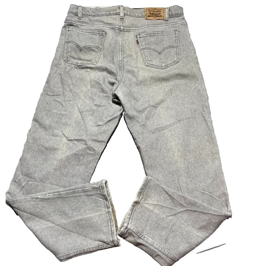 VINTAGE Levi's Jeans 540 Mens 36x30 Gray 80s Acid Wash