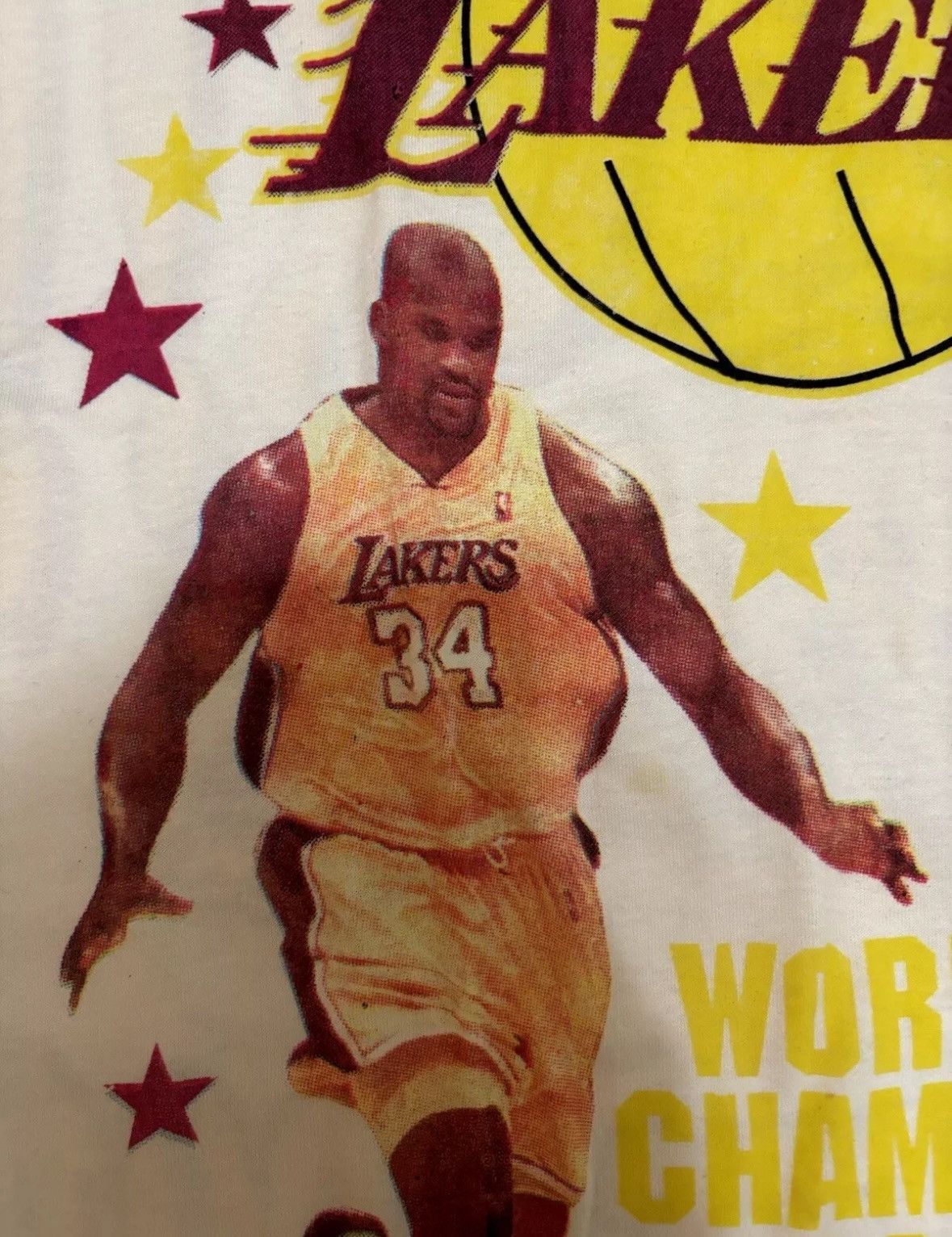 Vintage Rare vintage 2001 Shaq and Kobe Lakers basketball t-shirt Size US L / EU 52-54 / 3 - 9 Thumbnail