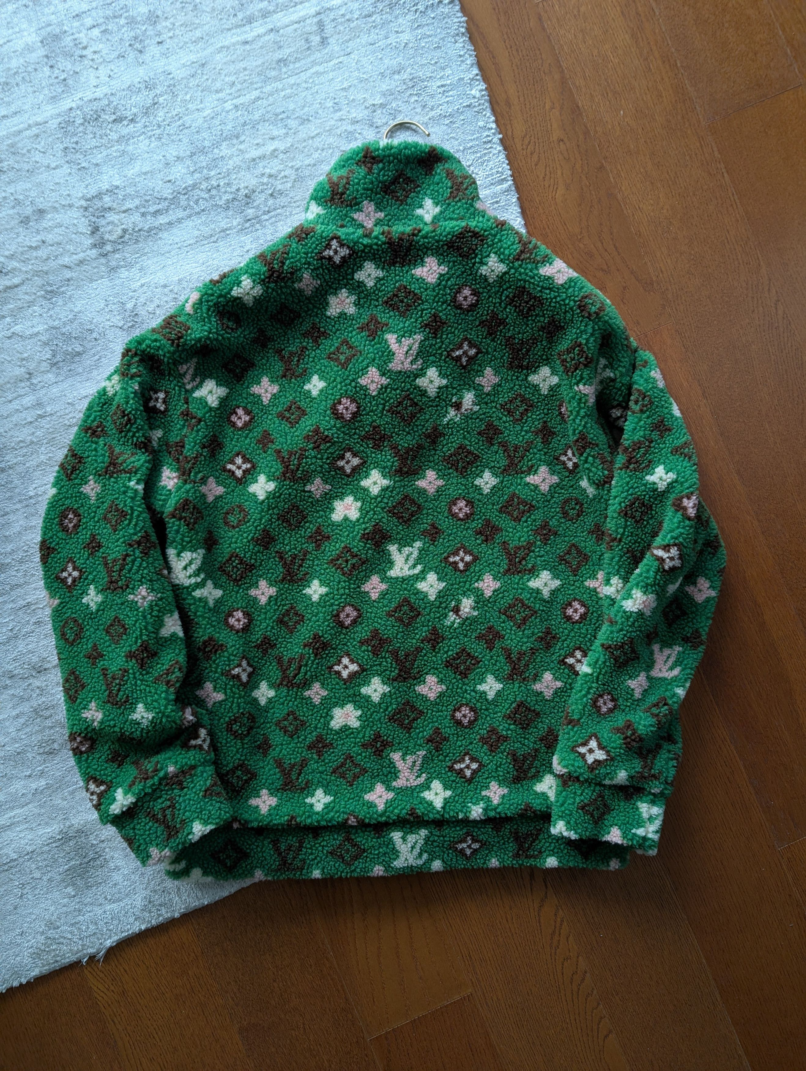 Louis Vuitton × Tyler The Creator LOUIS VUITTON TYLER MONOGRAM CRAGGY PRINT FLEECE JACKET Size US M / EU 48-50 / 2 - 3 Thumbnail