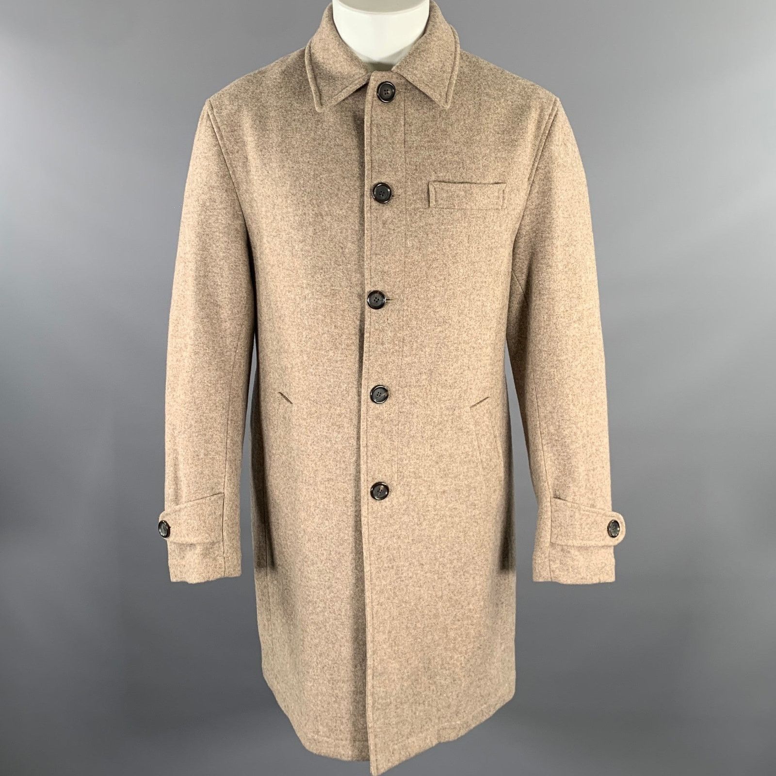 Oliver Spencer OLIVER SPENCER Size M Brown Wool Car Coat Size US M / EU 48-50 / 2 - 1 Thumbnail