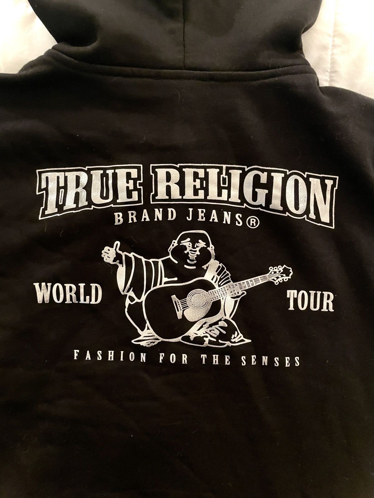 True Religion Black True Religion Zip Up Hoodie Size L / US 10 / IT 46 - 5 Thumbnail