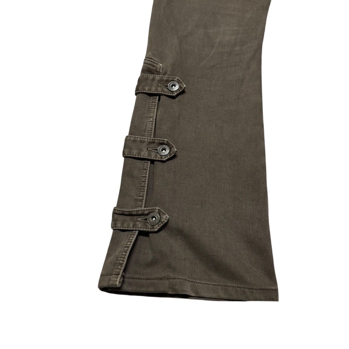 Japanese Brand Morgan Homme Brown Denim Flare Pants Size US 29 - 15 Thumbnail