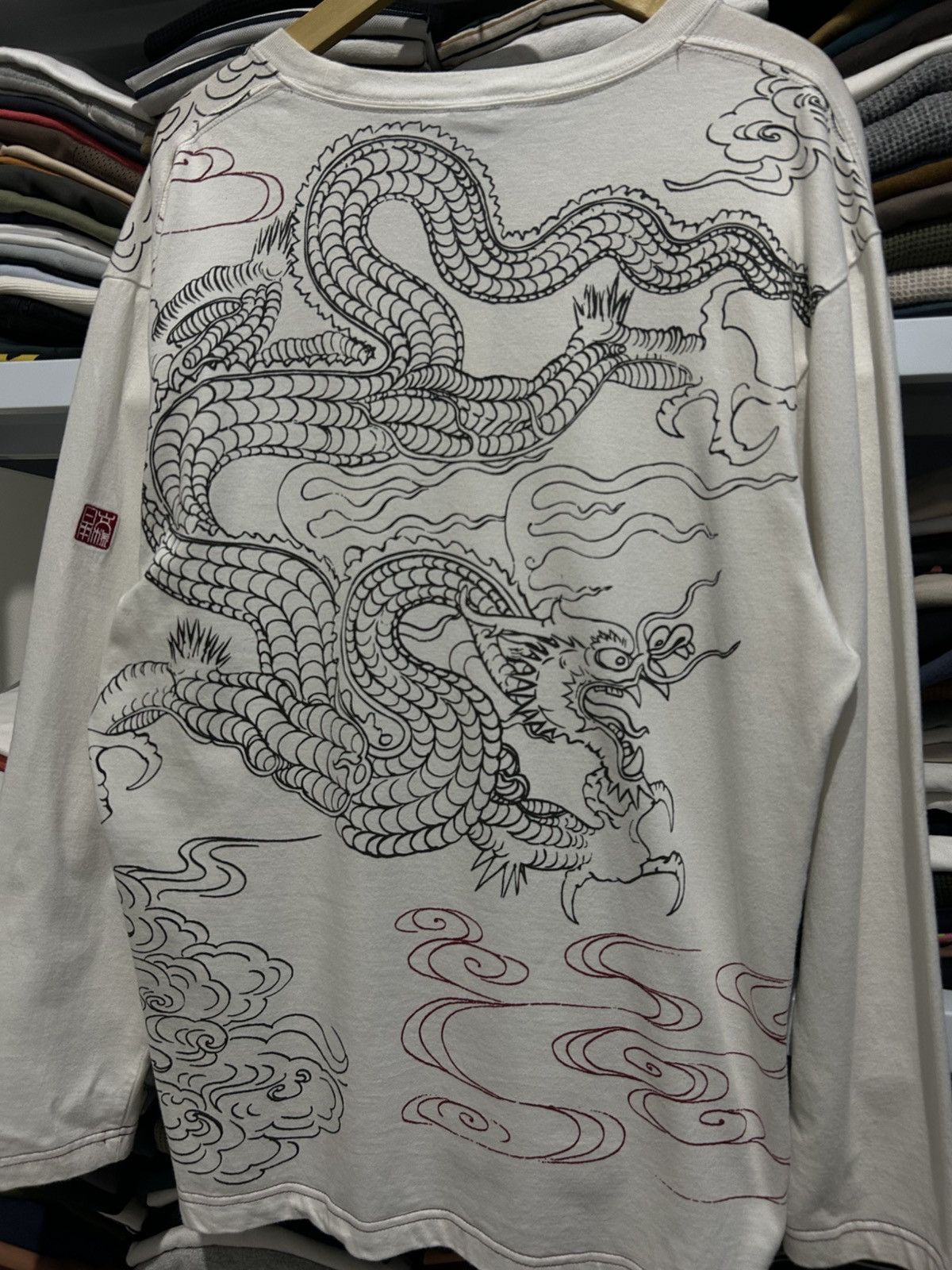Japanese Brand VINTAGE JAPANESE TRADION SUKAJAN DRAGON Size US XL / EU 56 / 4 - 2 Thumbnail