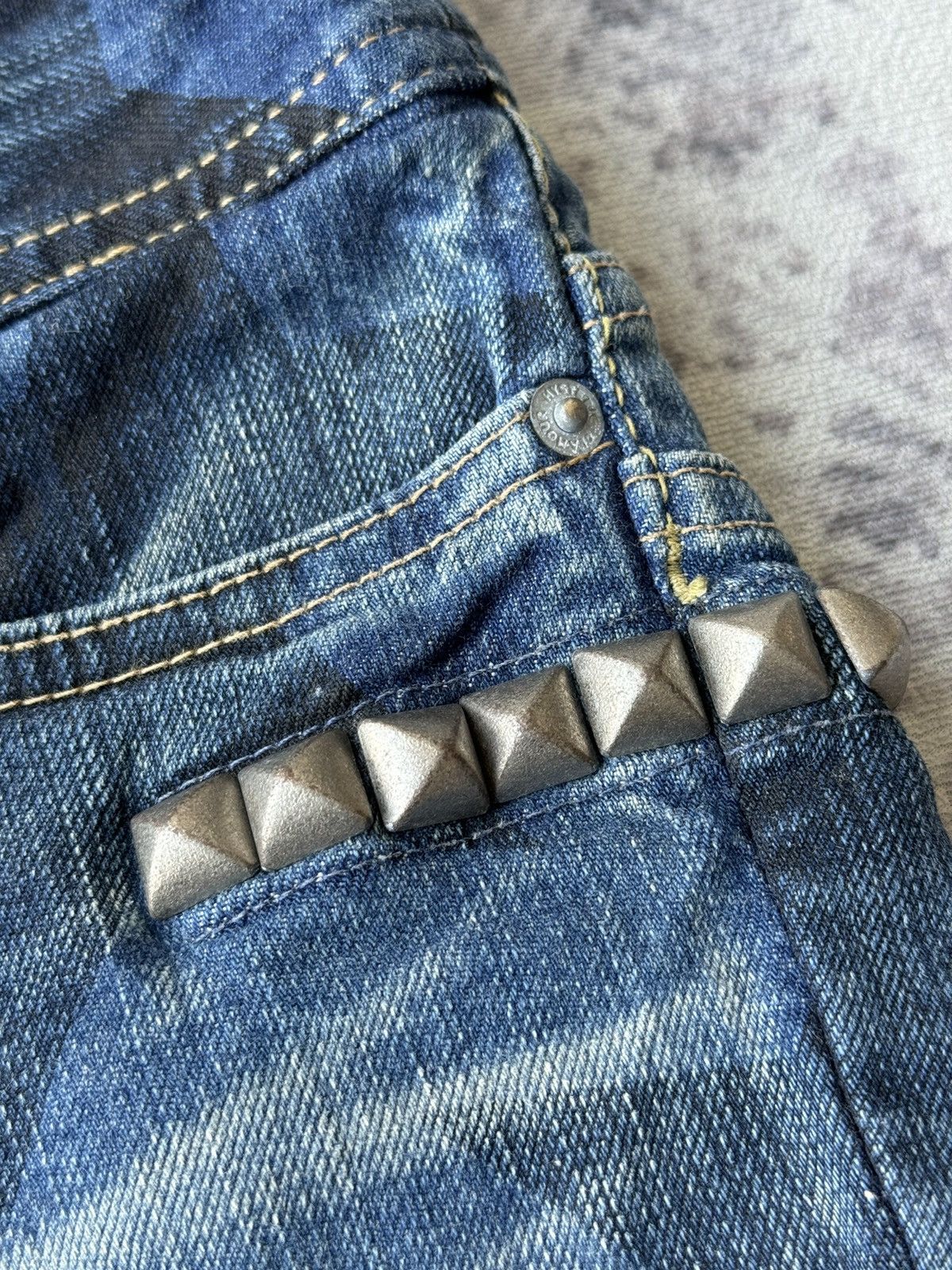 Hysteric Glamour Hysteric Glamour Studded Star Short Denim Size US 35 - 6 Thumbnail