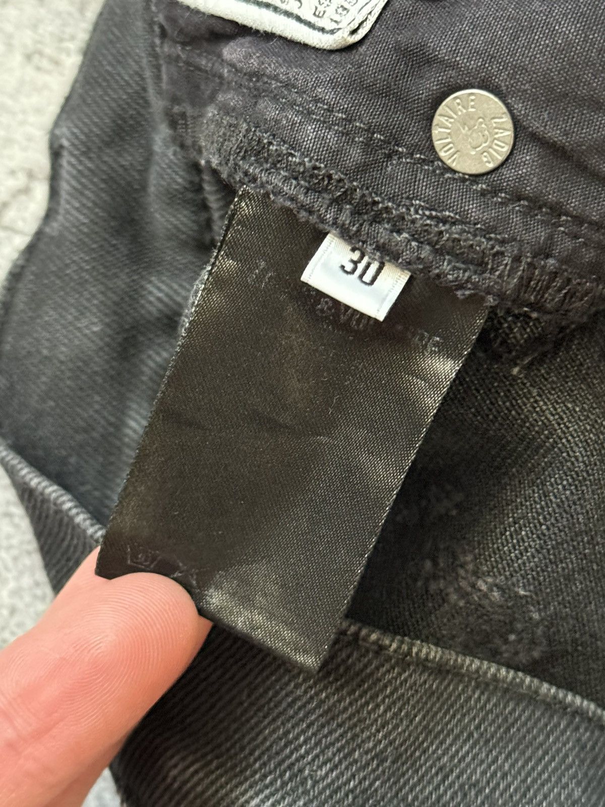 Vintage Zadig & Voltaire 30 distressed denim pant trouser Jean chino Size US 30 / EU 46 - 11 Thumbnail