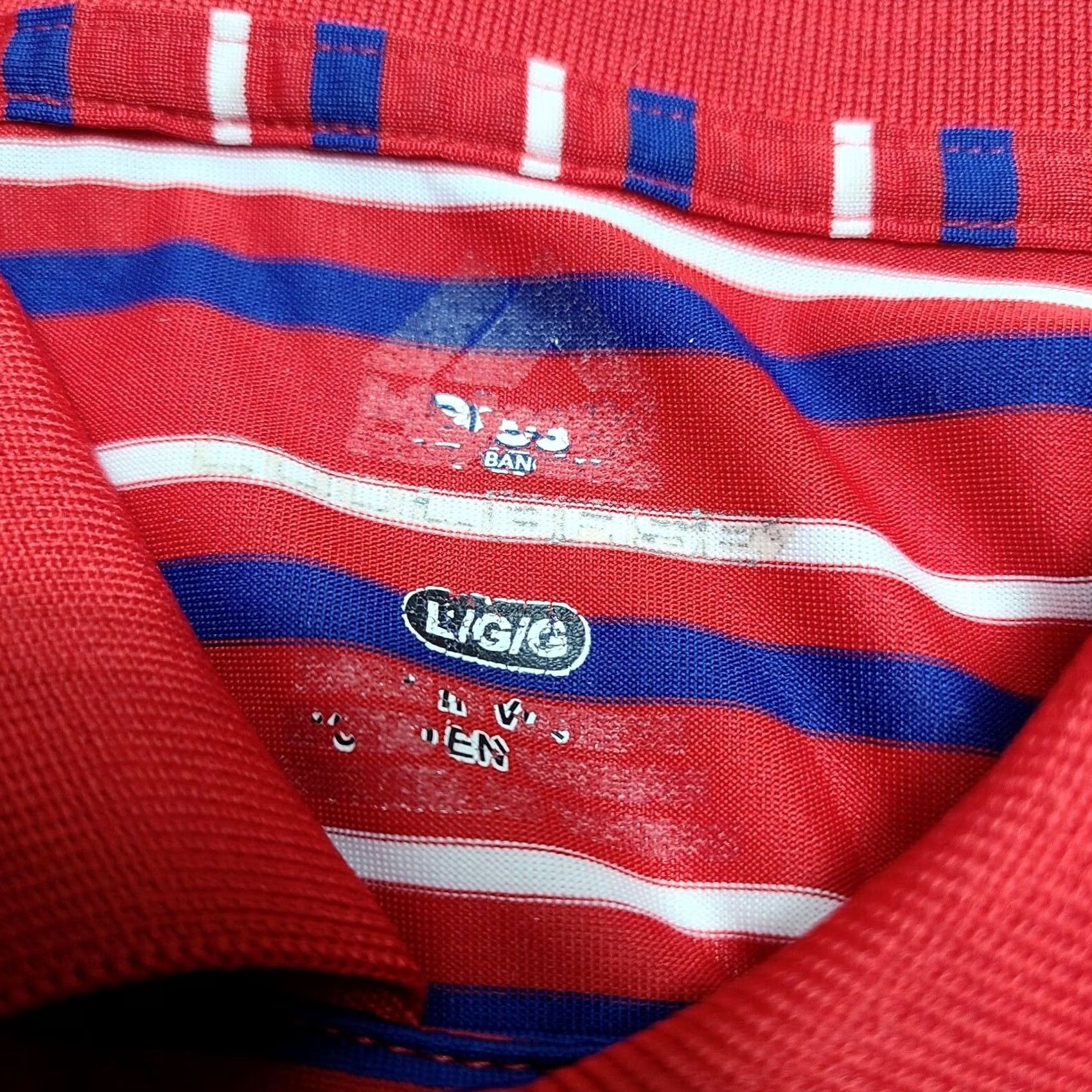 Vintage Majestic Texas Rangers Baseball Polo Men L Red Striped MLB Coolbase Size US L / EU 52-54 / 3 - 5 Thumbnail