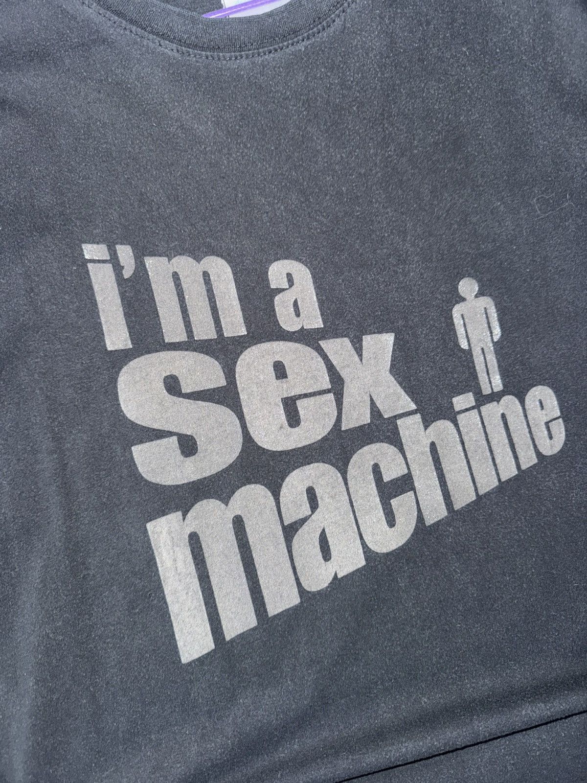 Vintage Vintage "I'm a Sex Machine" Graphic Tee - Black - Size M Size US M / EU 48-50 / 2 - 6 Thumbnail